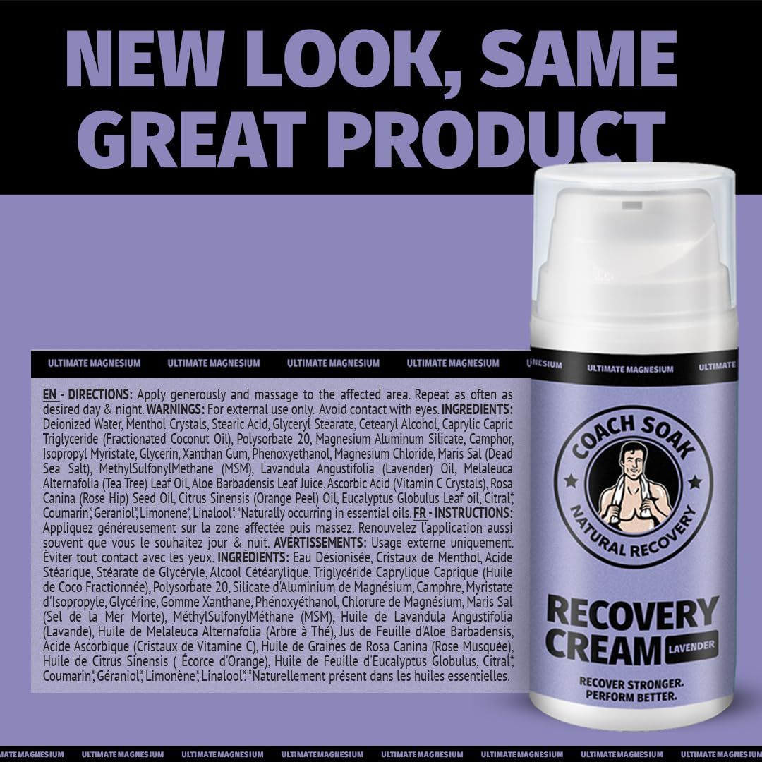 Coach Soak Recovery Cream - Lavender - 3 Pack product image