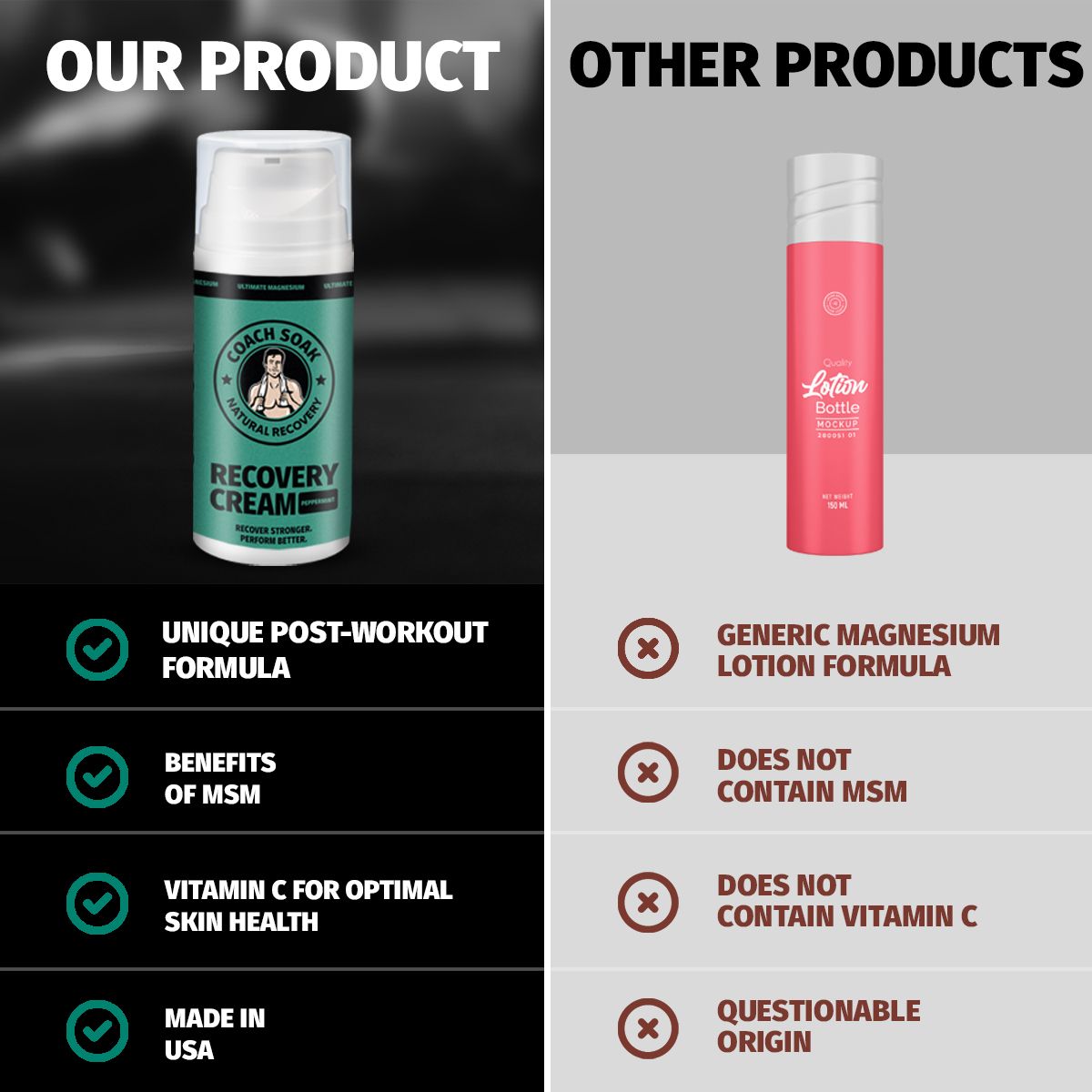 Coach Soak Recovery Cream - Peppermint - 3 Pack product image