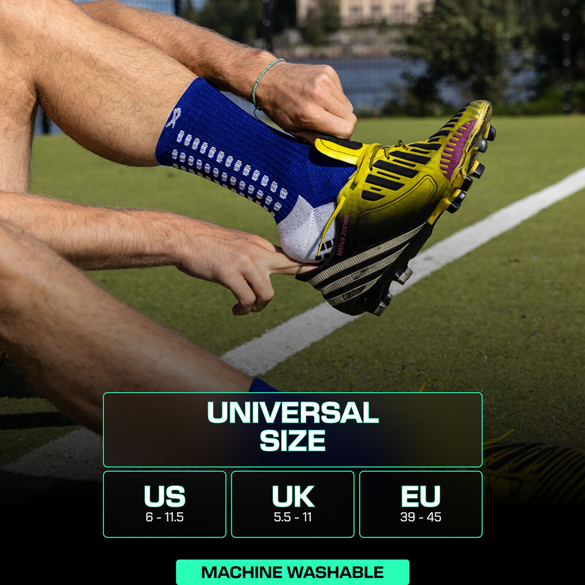 Lux Anti Slip Soccer Calf Socks - 3 Pack product image