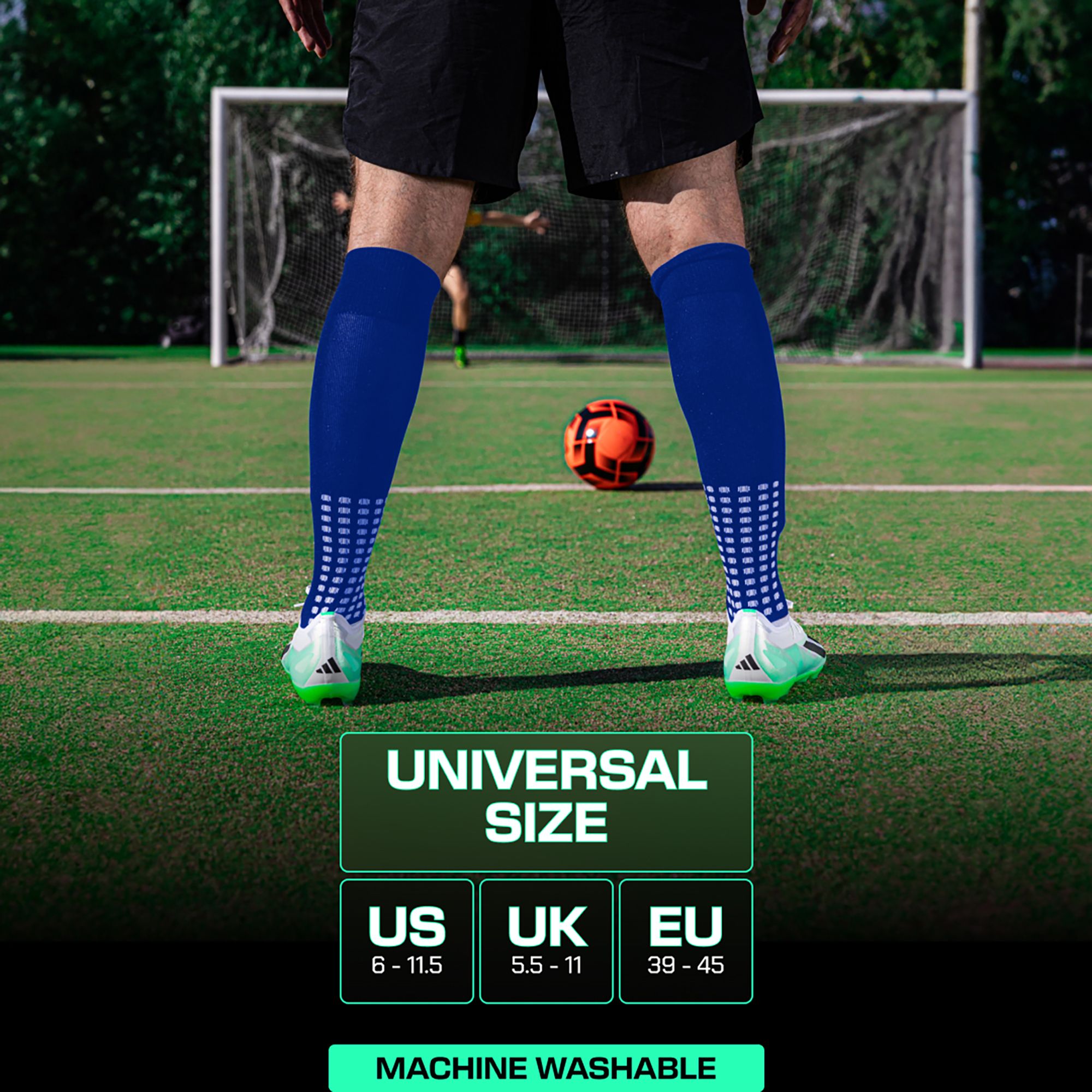 Lux Anti Slip Soccer Knee Socks - 3 Pack product image