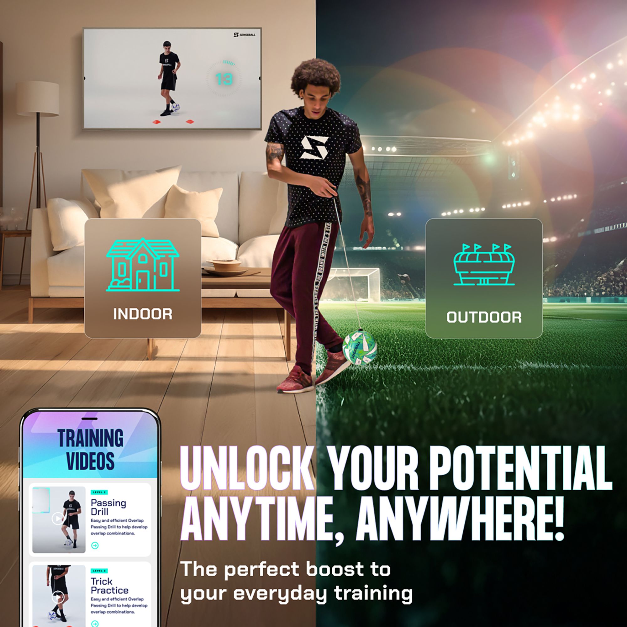 SenseBall Training Soccer Ball product image