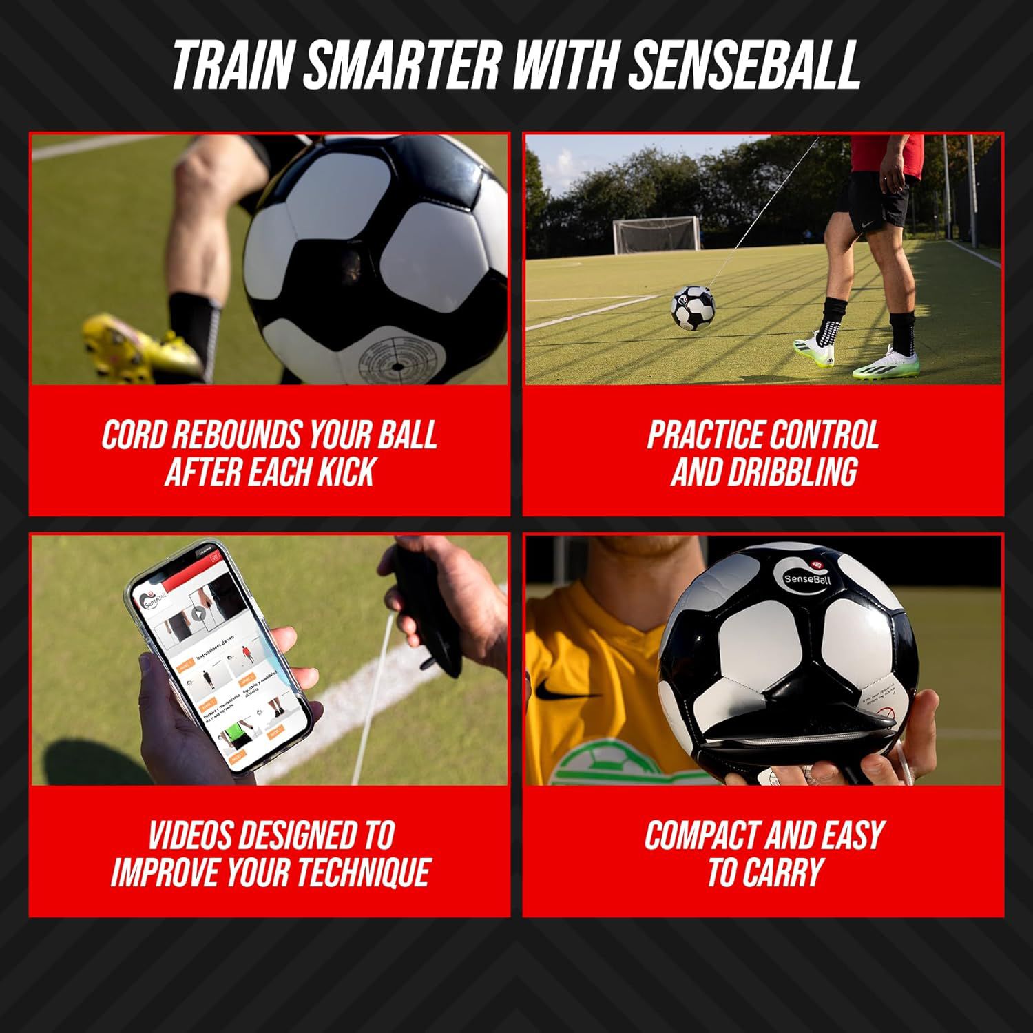 SenseBall Training Soccer Ball product image