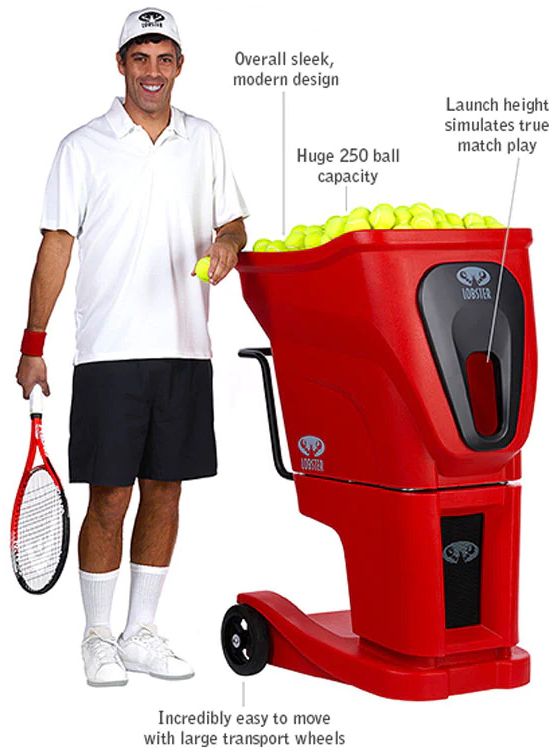 Lobster Sports phenom two Electric Tennis Ball Machine product image