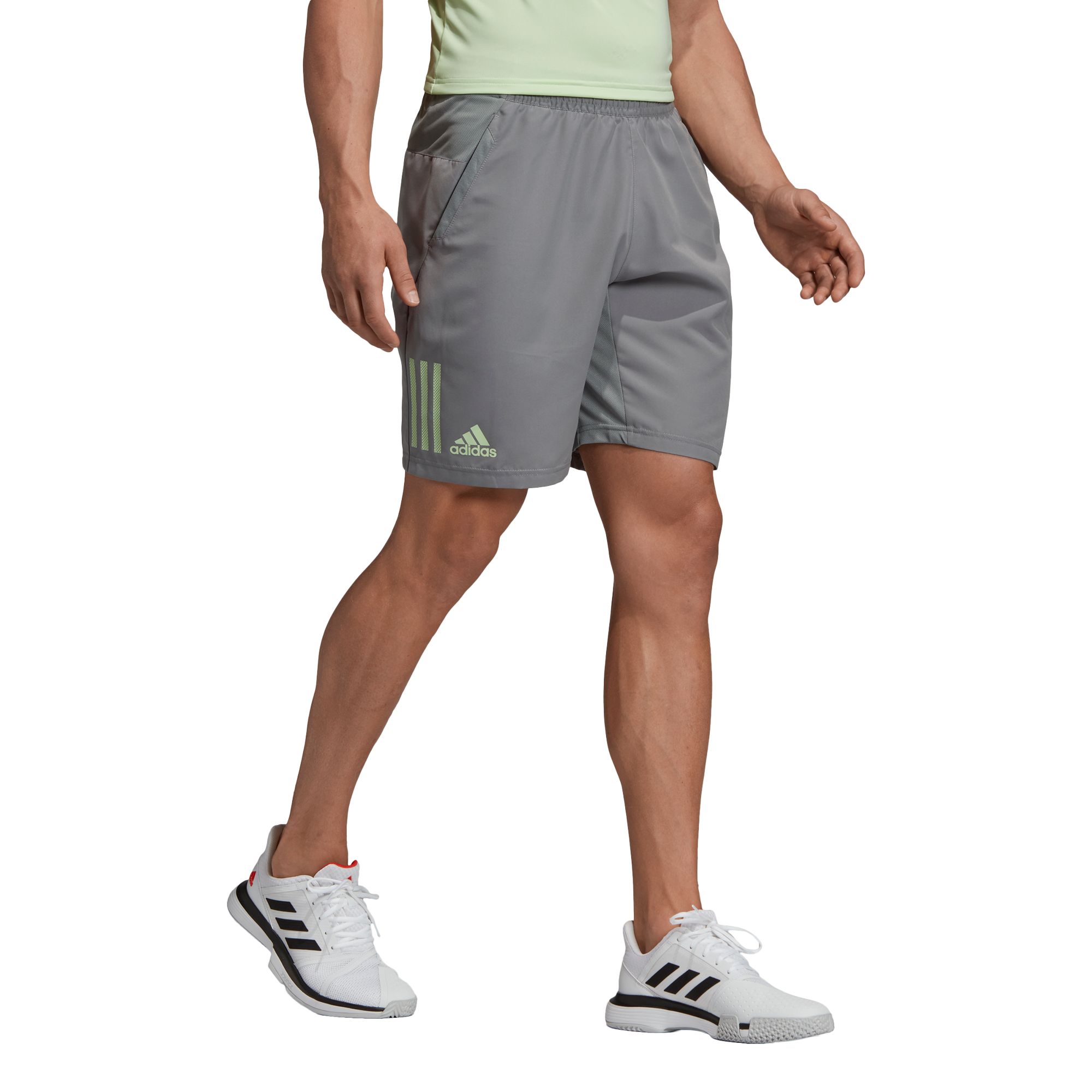 adidas men's club 3 stripes tennis shorts