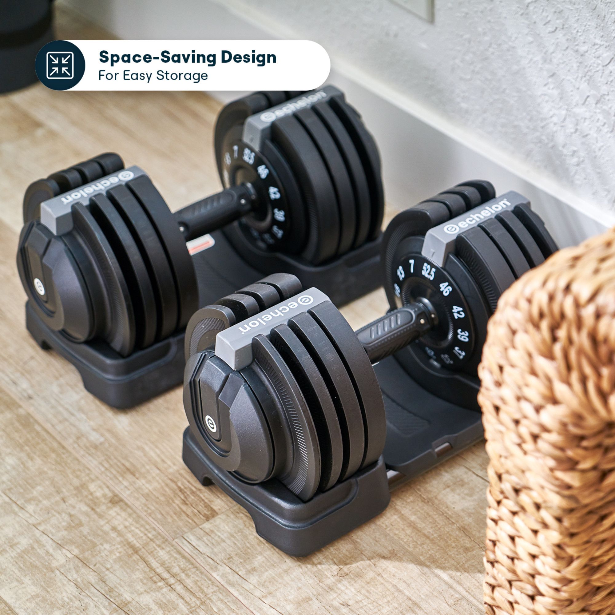 Echelon Adjustable Dumbbells & Stand product image