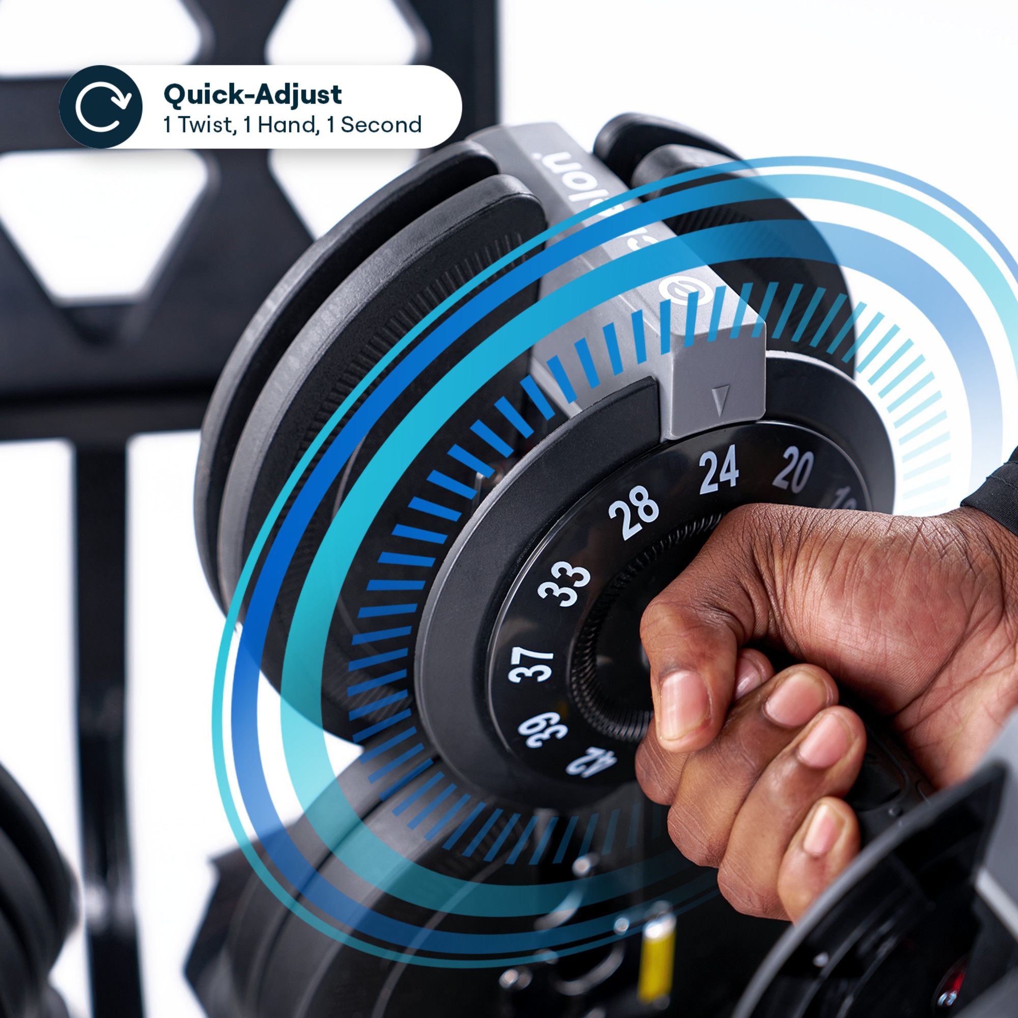 Echelon Adjustable Dumbbells & Stand product image