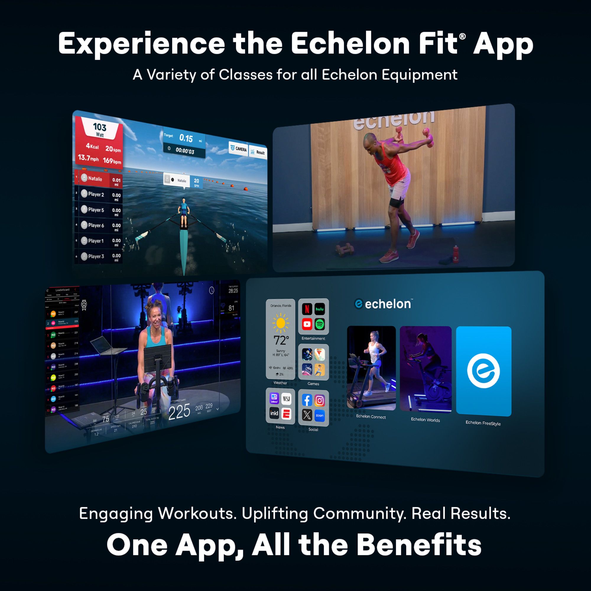 Echelon Row-S Indoor Rowing Machine with 22" class Rotating HD Touchscreen and Magnetic Resistance product image