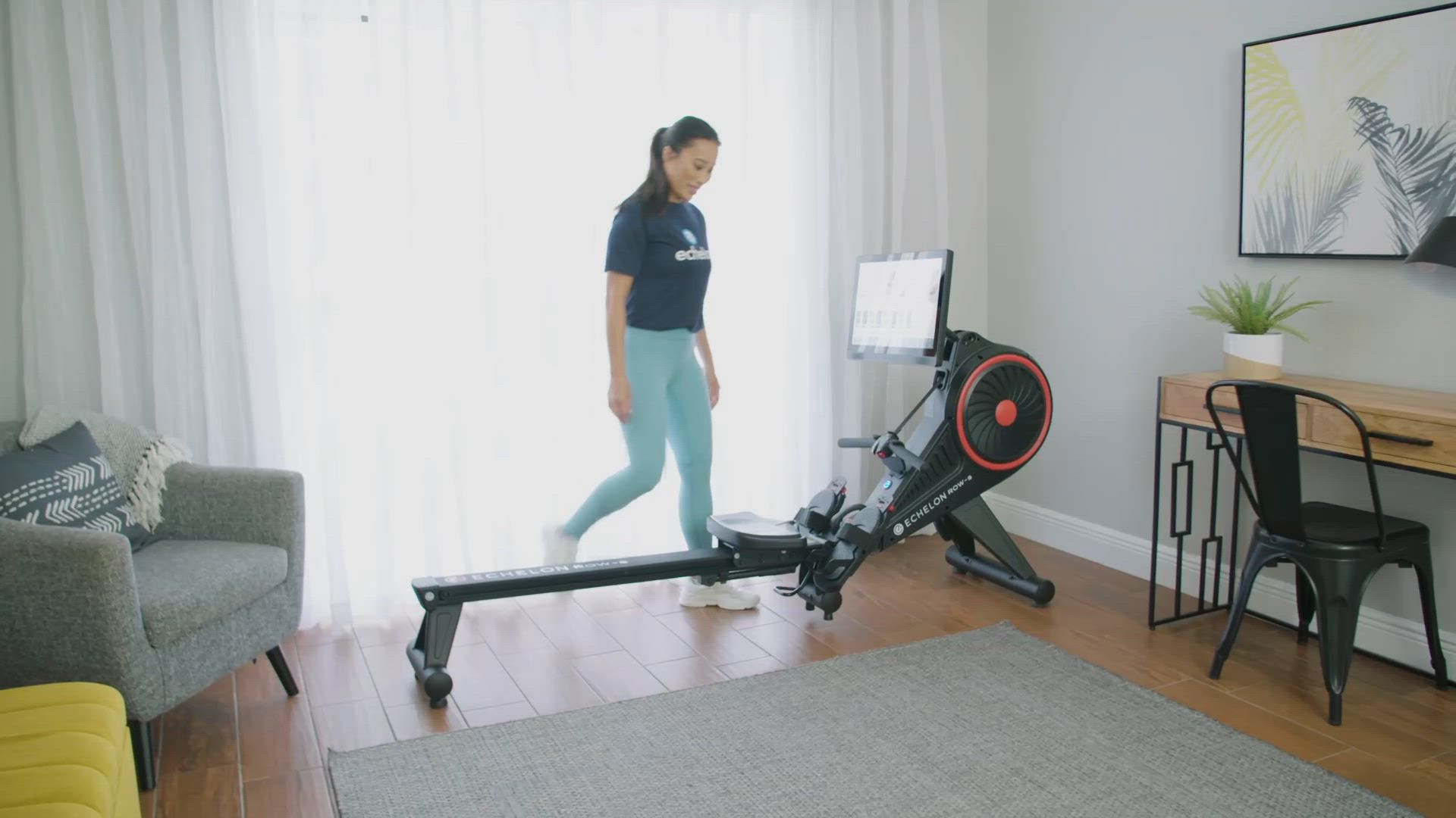 Echelon Row-S Indoor Rowing Machine with 22" class Rotating HD Touchscreen and Magnetic Resistance product