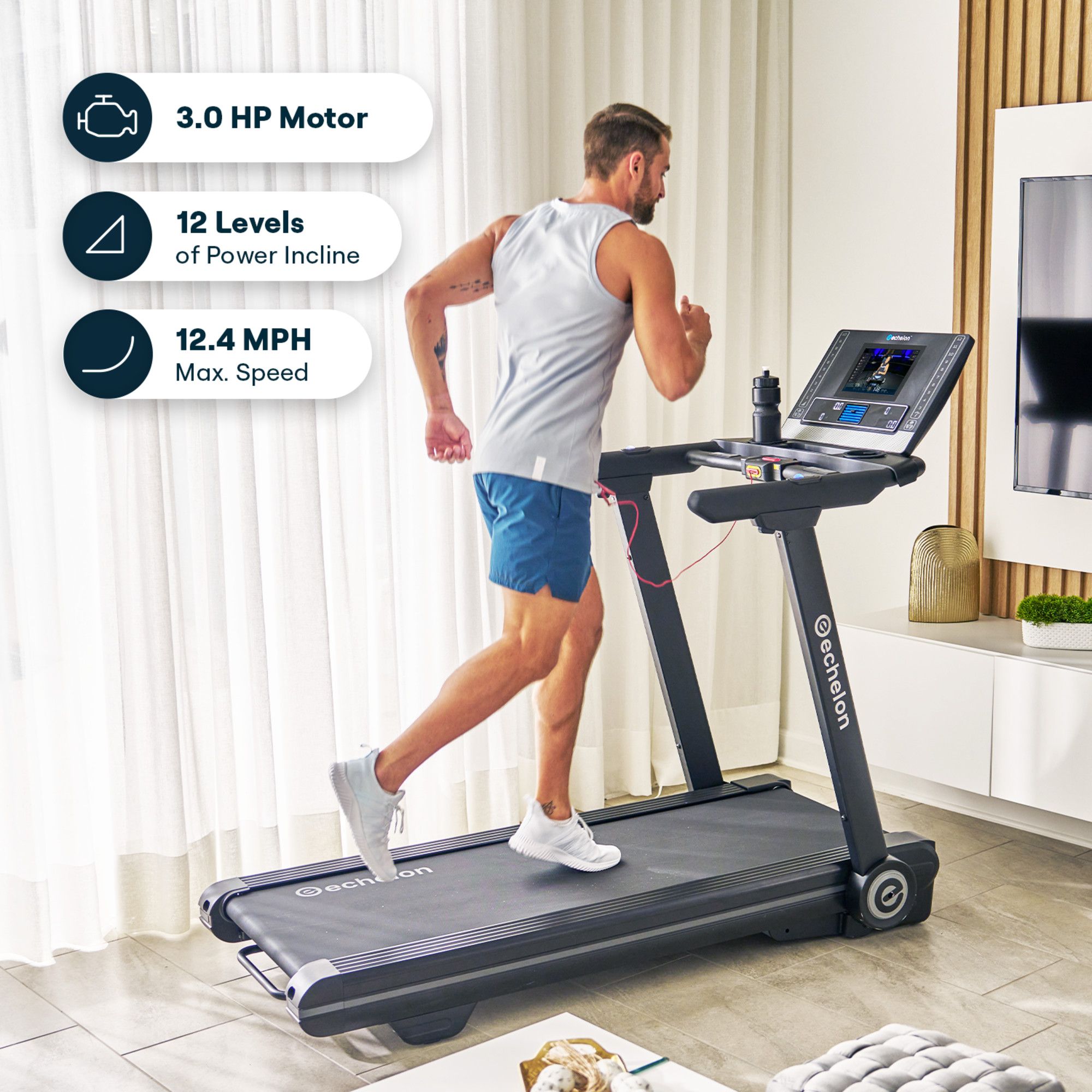 Echelon Stride-6s Auto-Fold Treadmill product image
