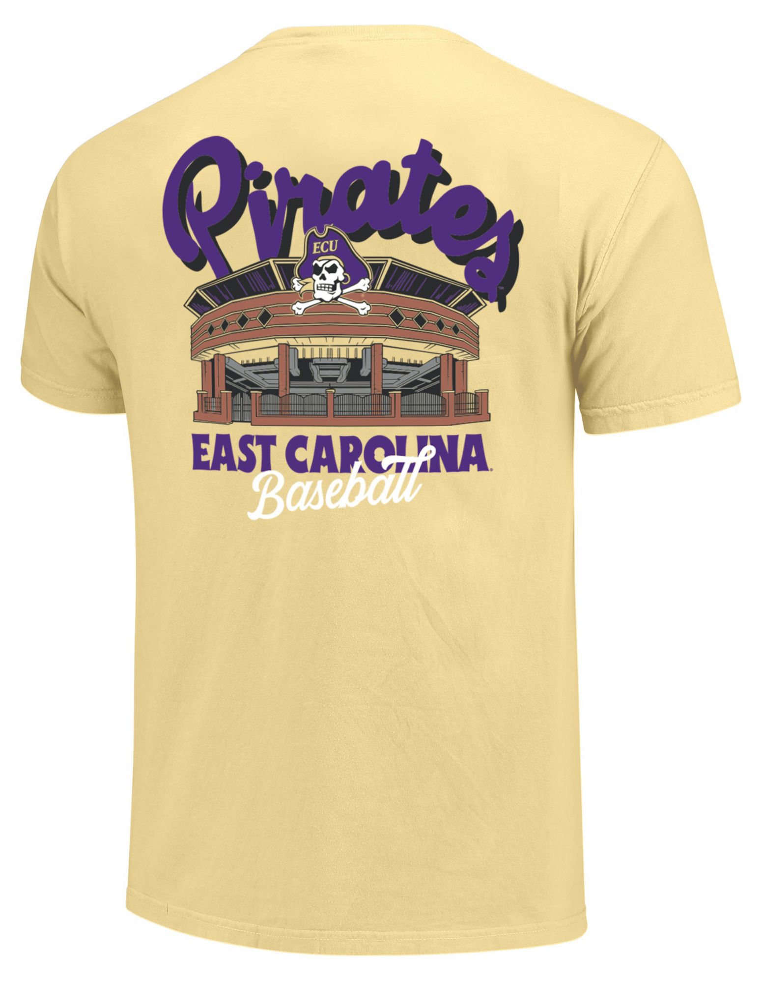 Image One Men's East Carolina Pirates Butter Stadium Script T-Shirt product image