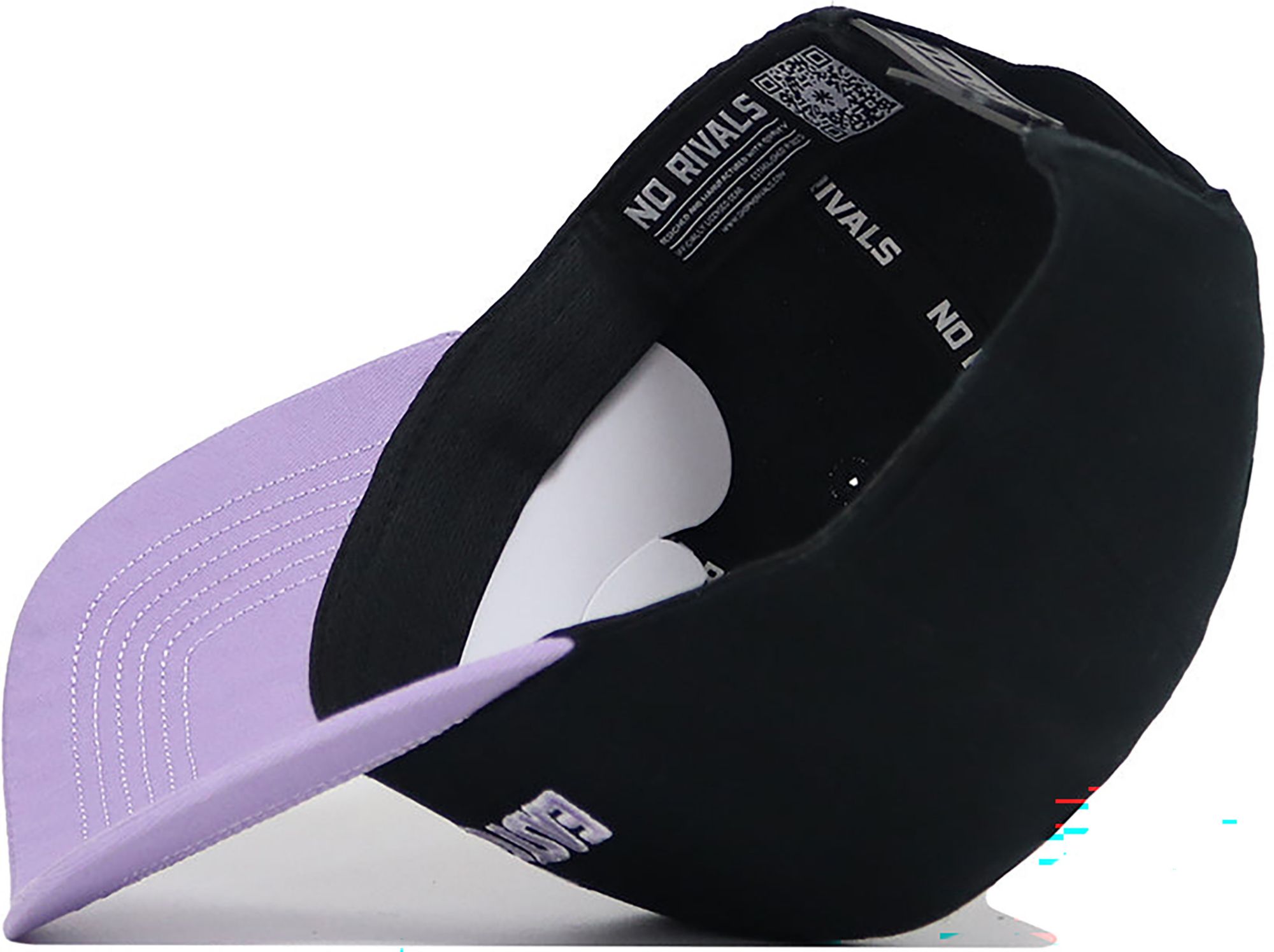 No Rivals Adult East Carolina Pirates Black and Purple Dugout Snapback product image