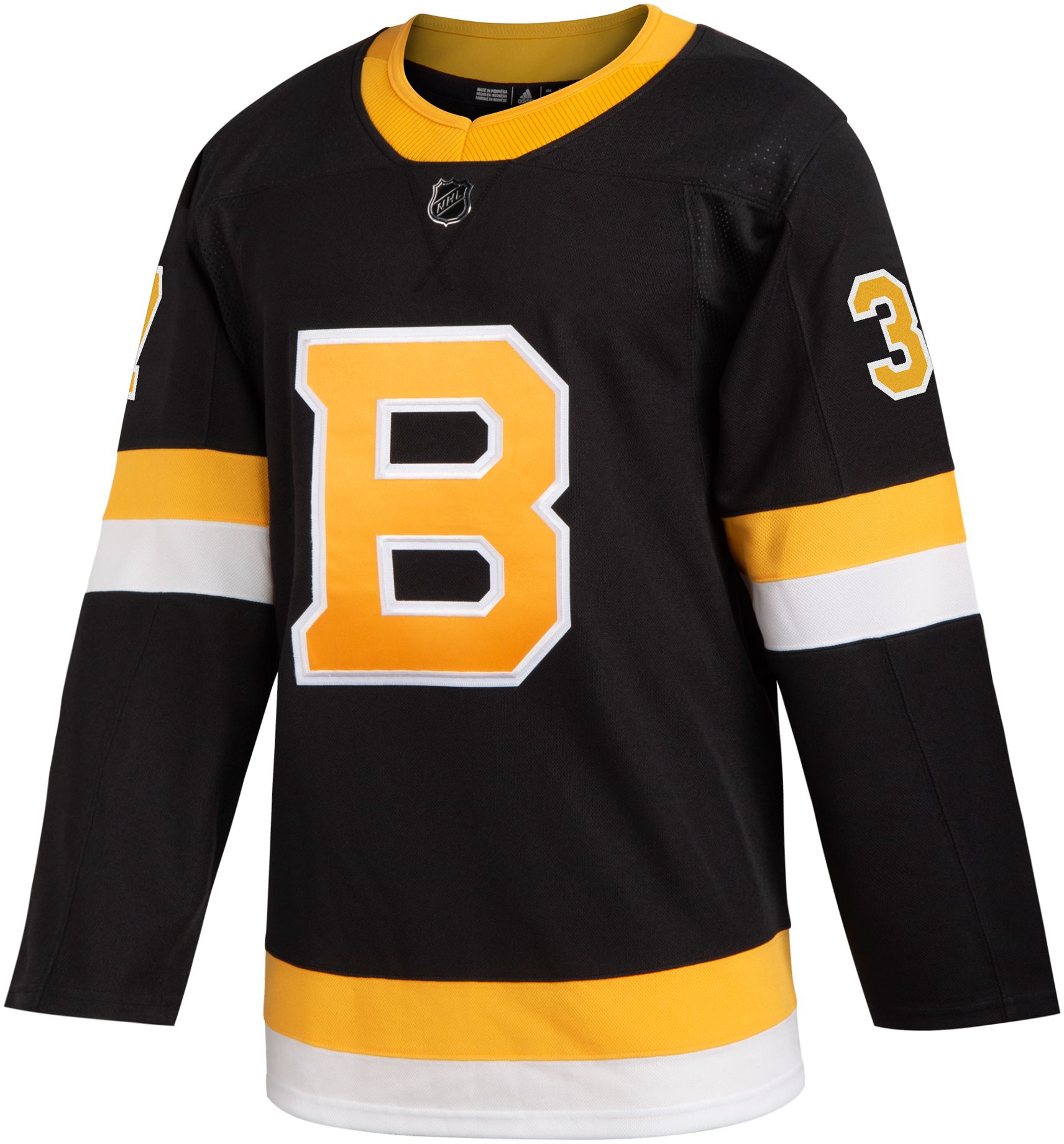adidas Men's Boston Bruins Patrice Bergeron #37 Premium Authentic Alternate Jersey product image