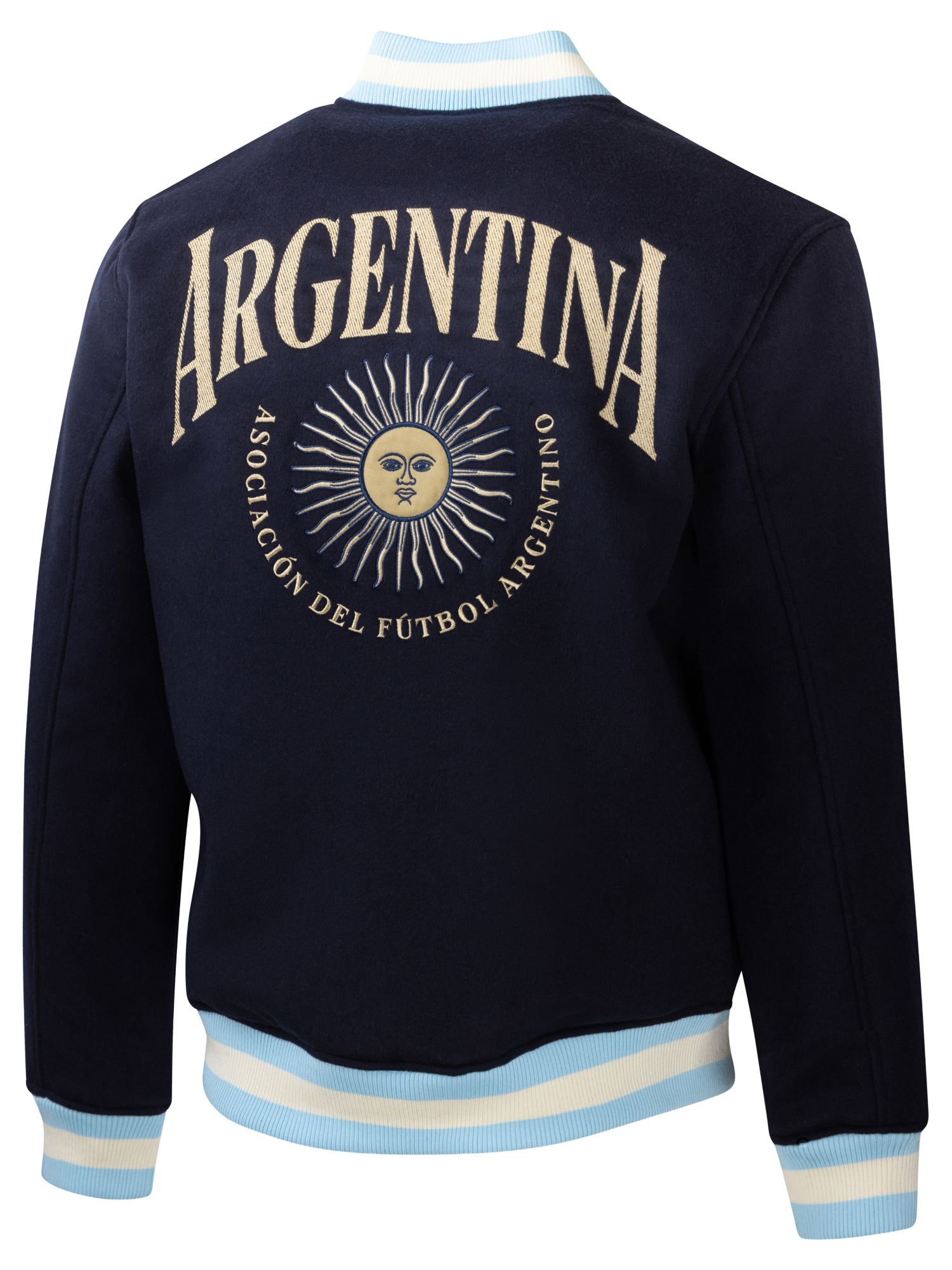 Sport Design Sweden Adult Argentina Navy World Cup 2026 Vintage Crest Varsity Jacket product image