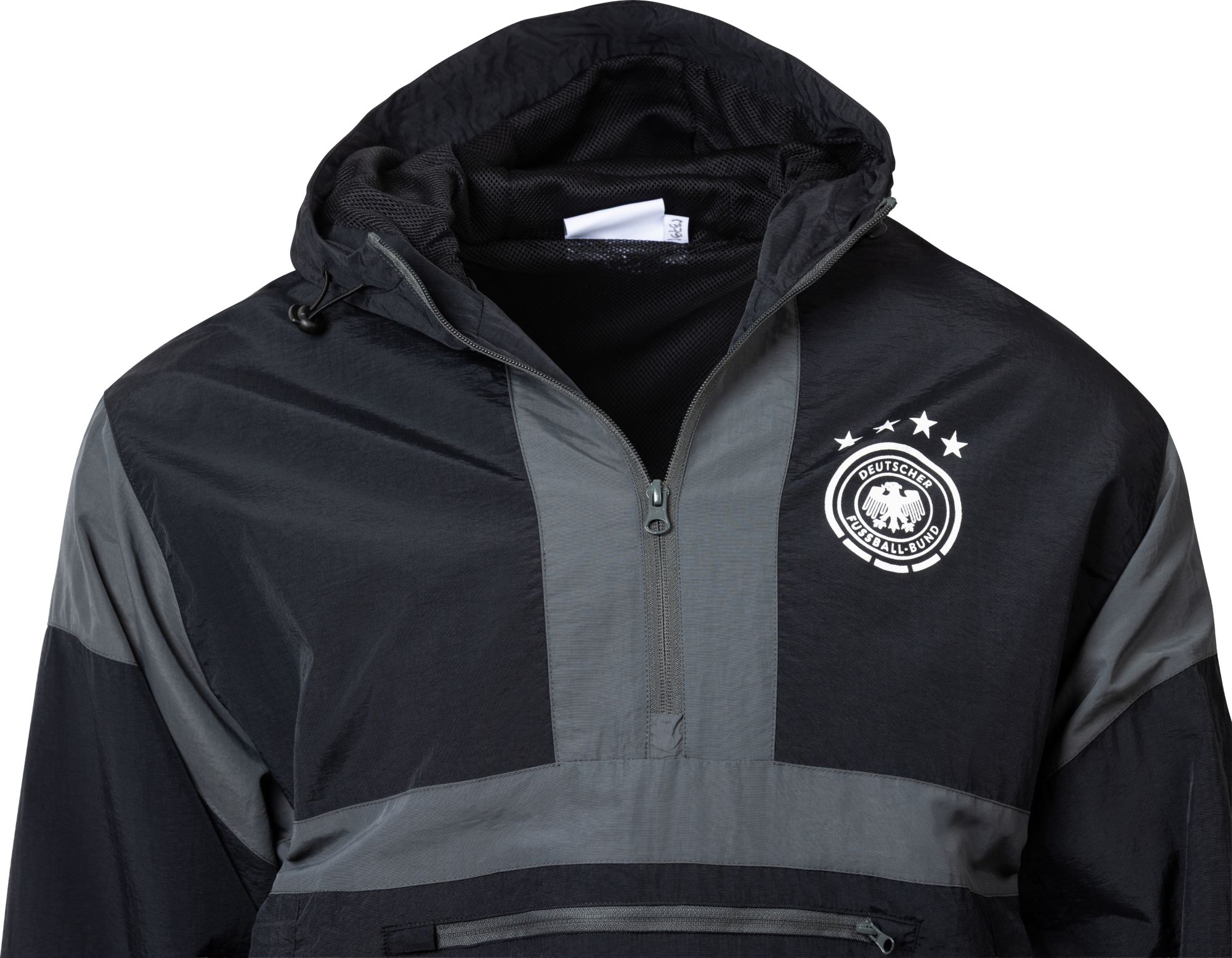 Sport Design Sweden Adult Germany 2026 Black 1/2 Zip Anorak Jacket product image