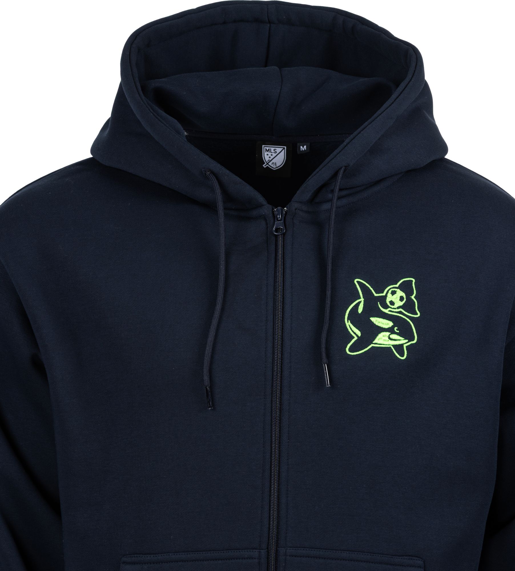 Sport Design Sweden Adult Seattle Sounders Navy 2026 Full-Zip Hoodie product image