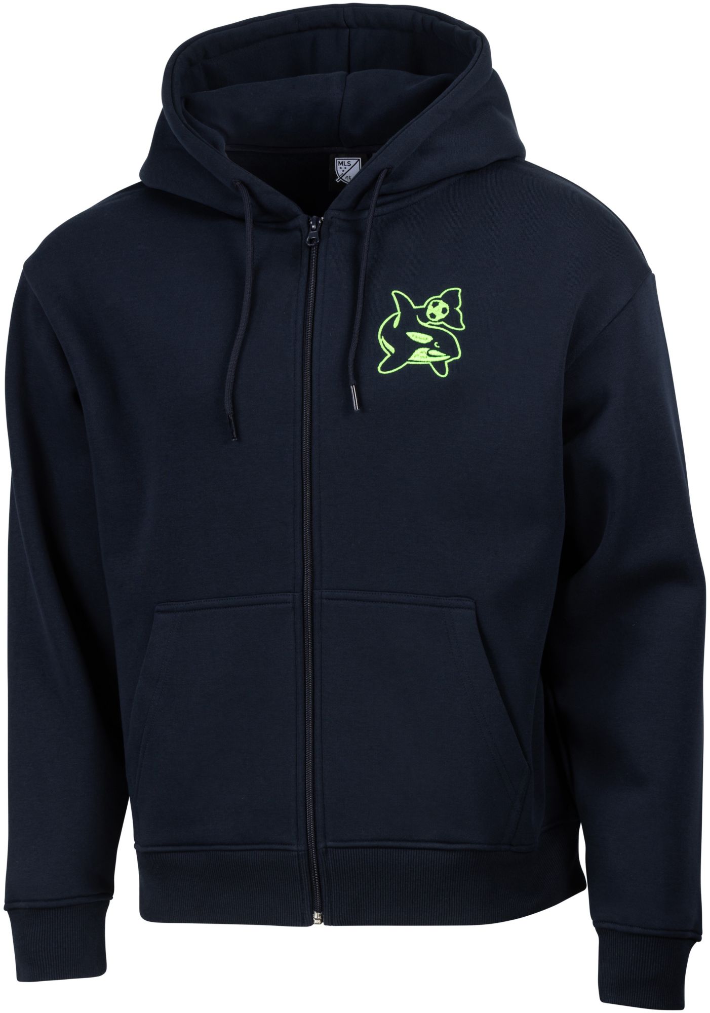 Sport Design Sweden Adult Seattle Sounders Navy 2026 Full-Zip Hoodie product image