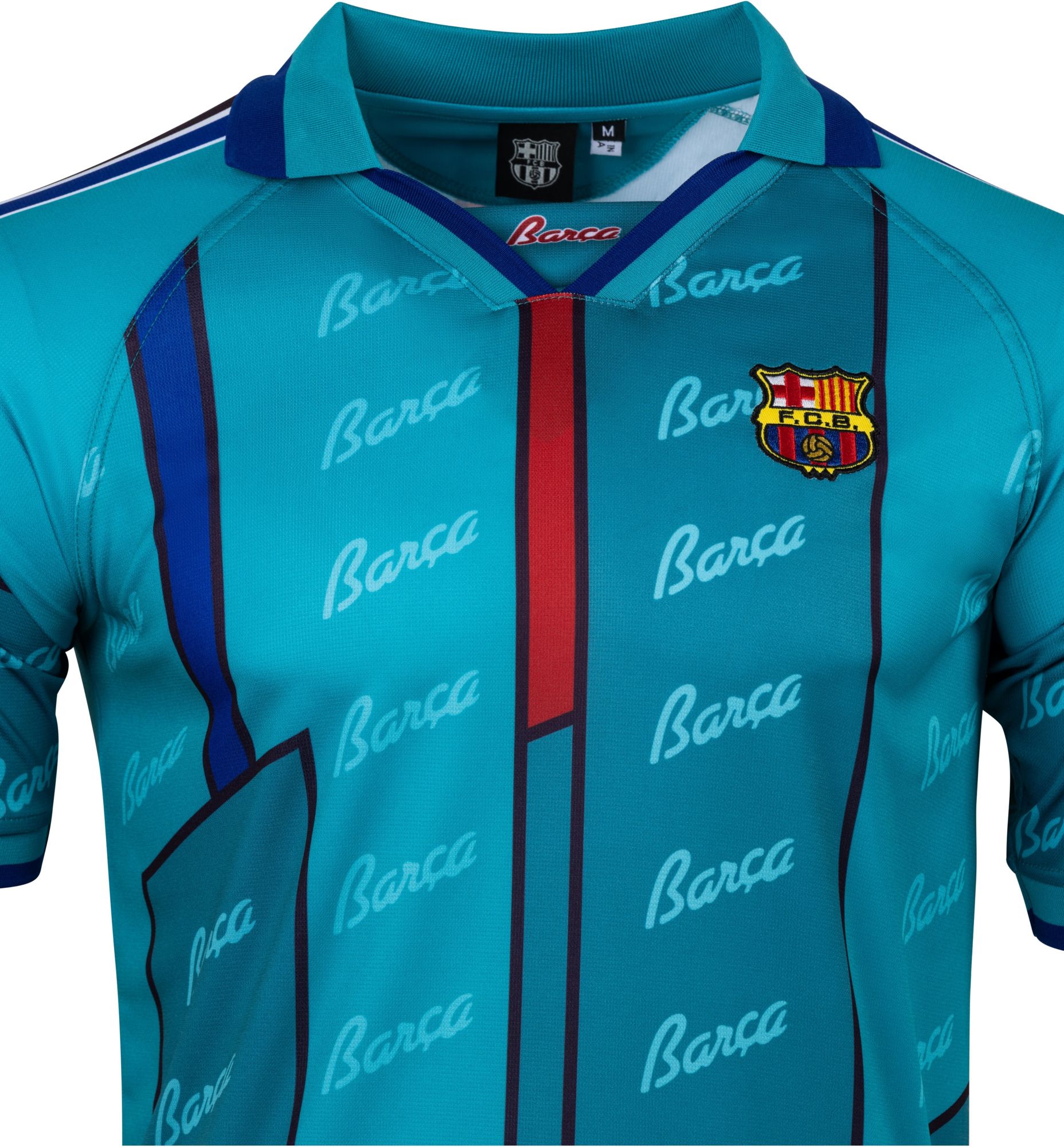 Sport Design Sweden Adult FC Barcelona Teal Vintage Replica Jersey product image