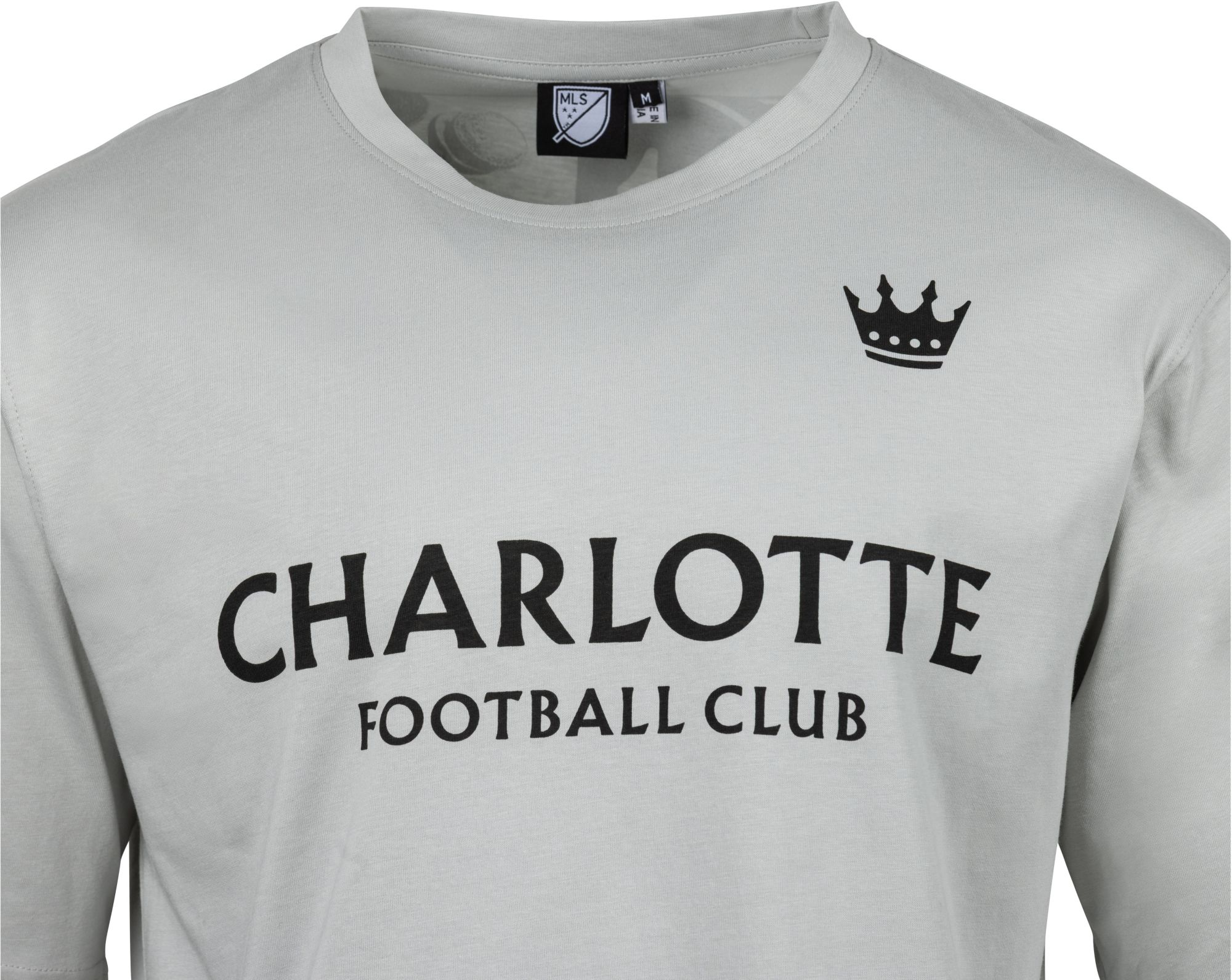 Sport Design Sweden Adult Charlotte FC Gray 2026 Oversized T-Shirt product image