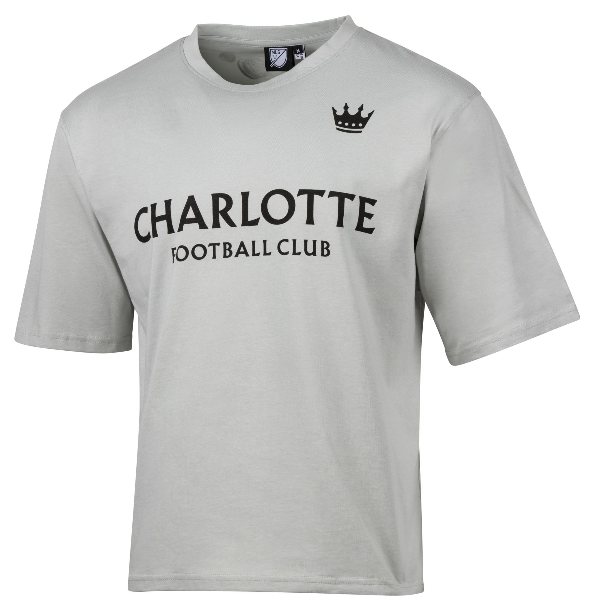 Sport Design Sweden Adult Charlotte FC Gray 2026 Oversized T-Shirt product image