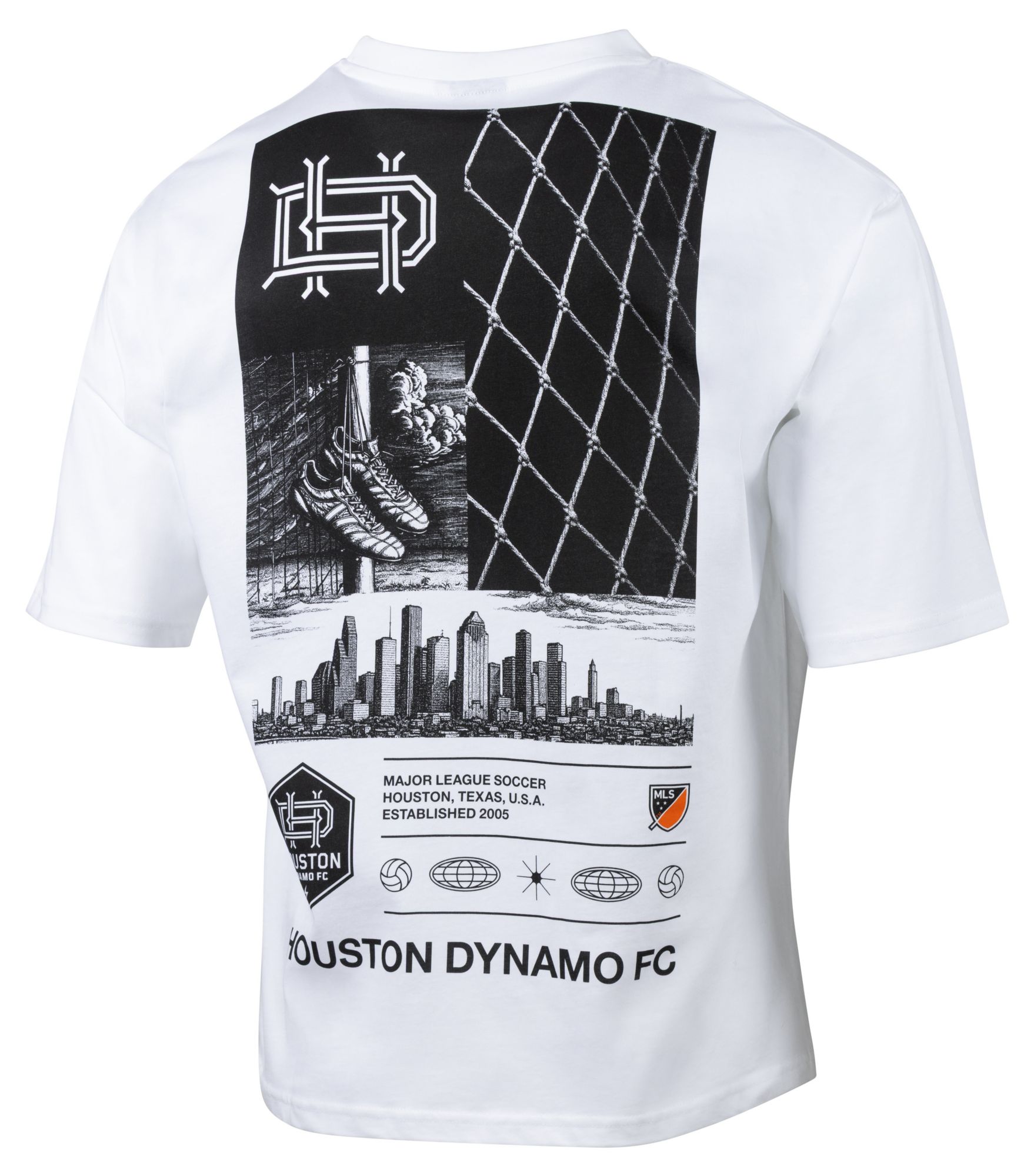 Sport Design Sweden Adult Houston Dynamo White 2026 T-Shirt product image