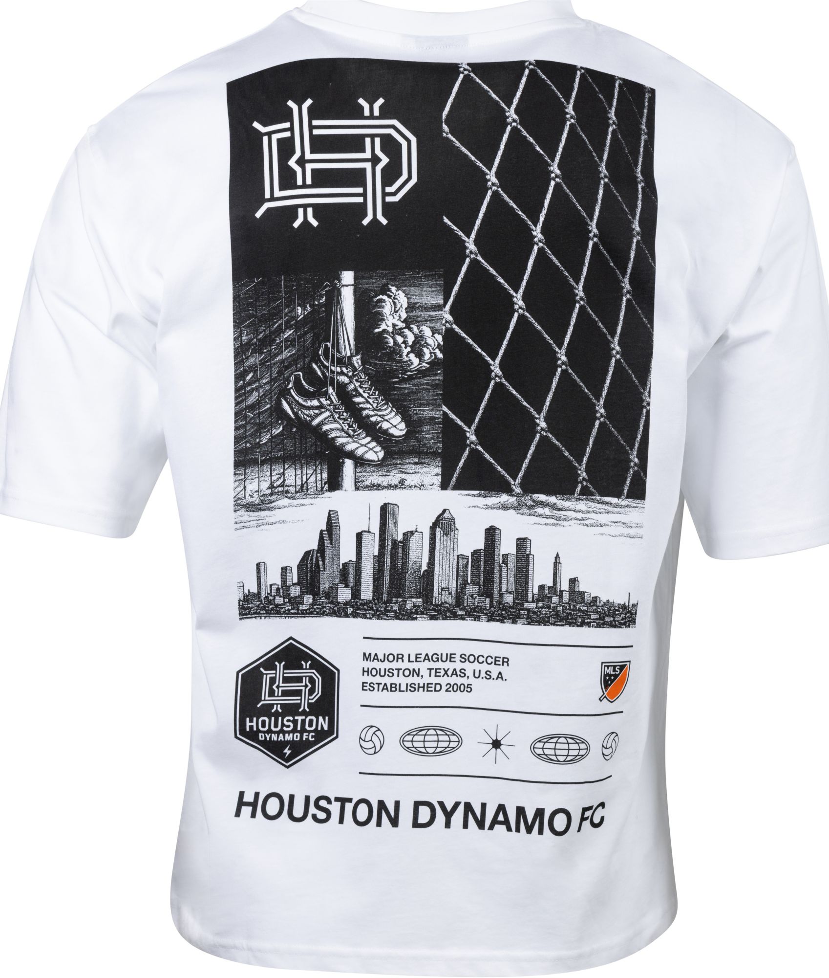 Sport Design Sweden Adult Houston Dynamo White 2026 T-Shirt product image