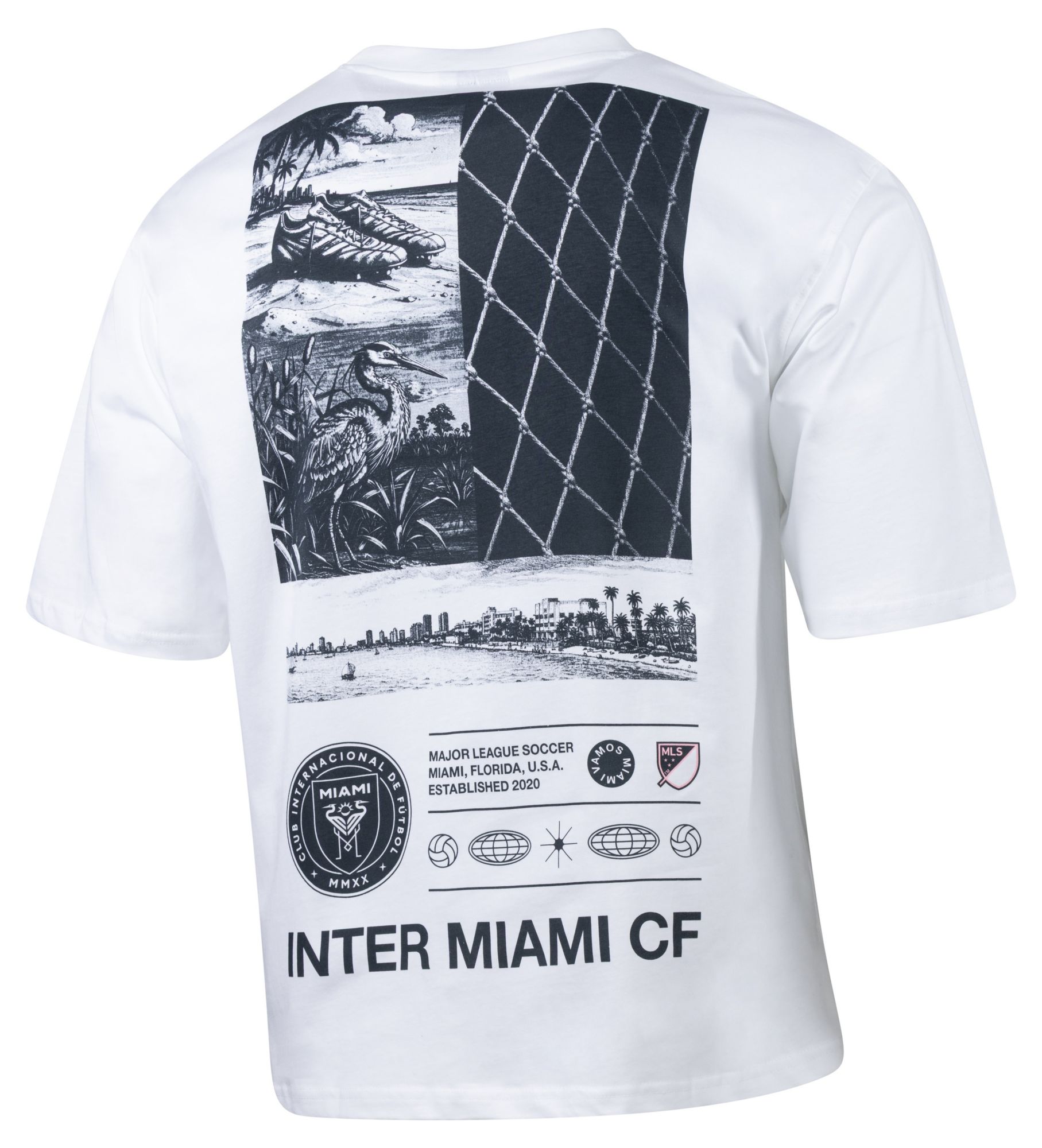 Sport Design Sweden Adult Inter Miami CF White 2026 Oversized T-Shirt product image