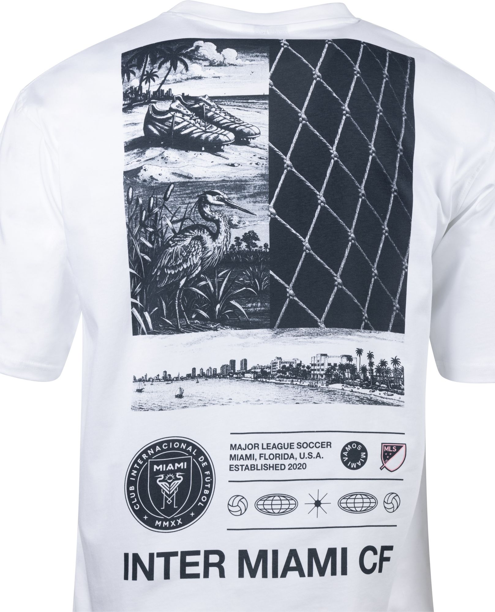 Sport Design Sweden Adult Inter Miami CF White 2026 Oversized T-Shirt product image