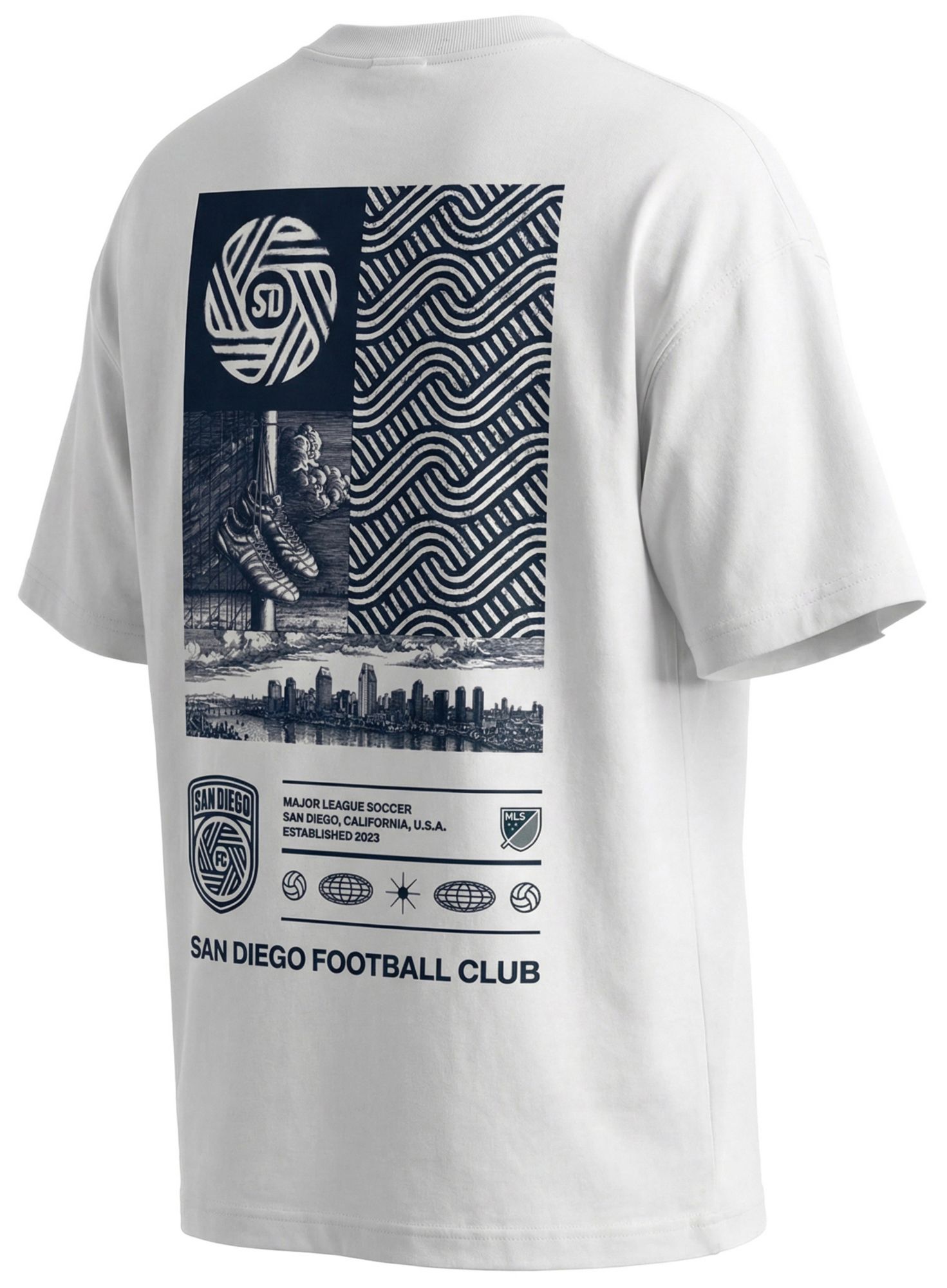 Sport Design Sweden Adult Orlando Pride White 2026 Oversized T-Shirt product image