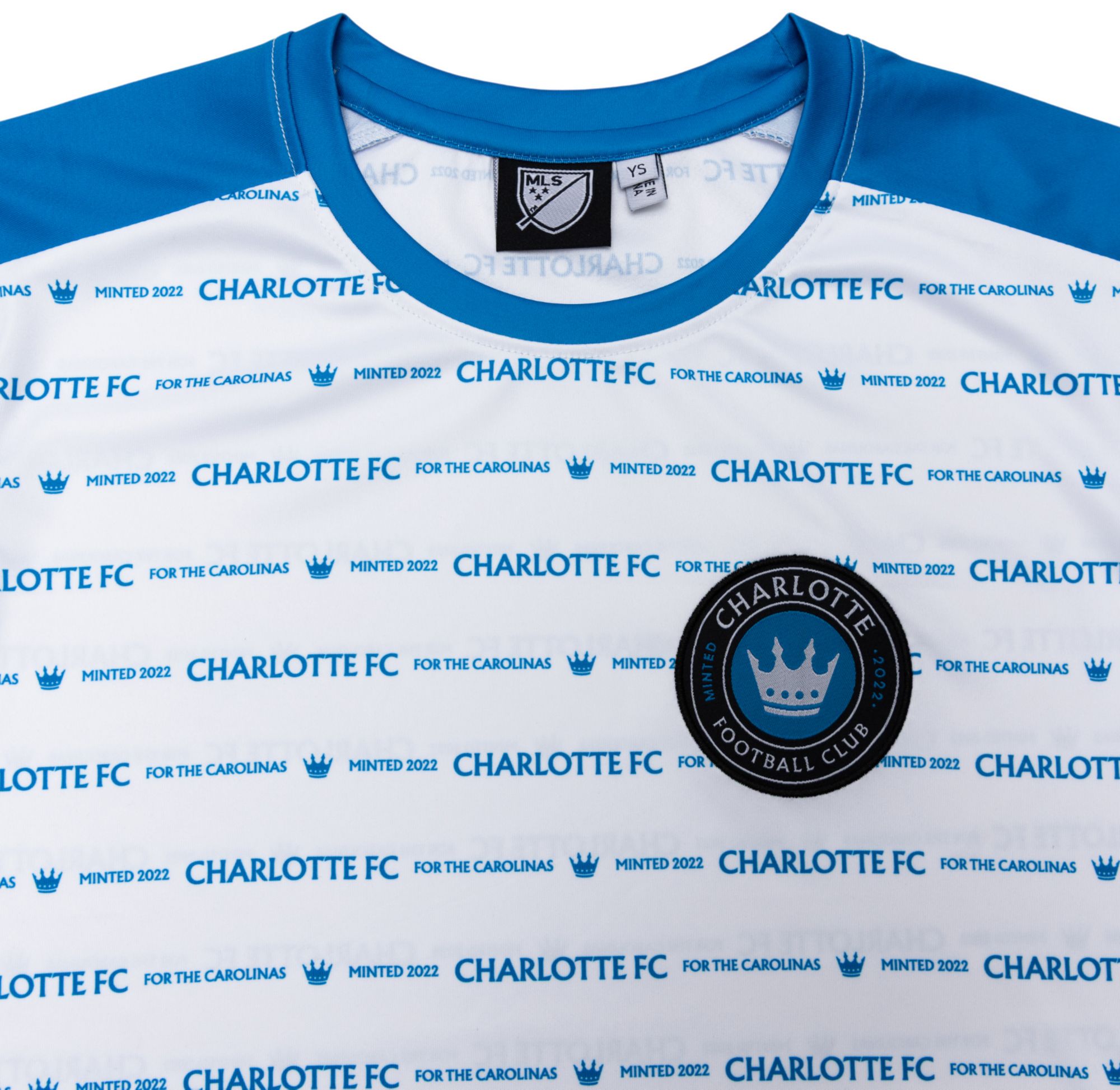 Sport Design Sweden Youth Charlotte FC White 2026 T-Shirt product image