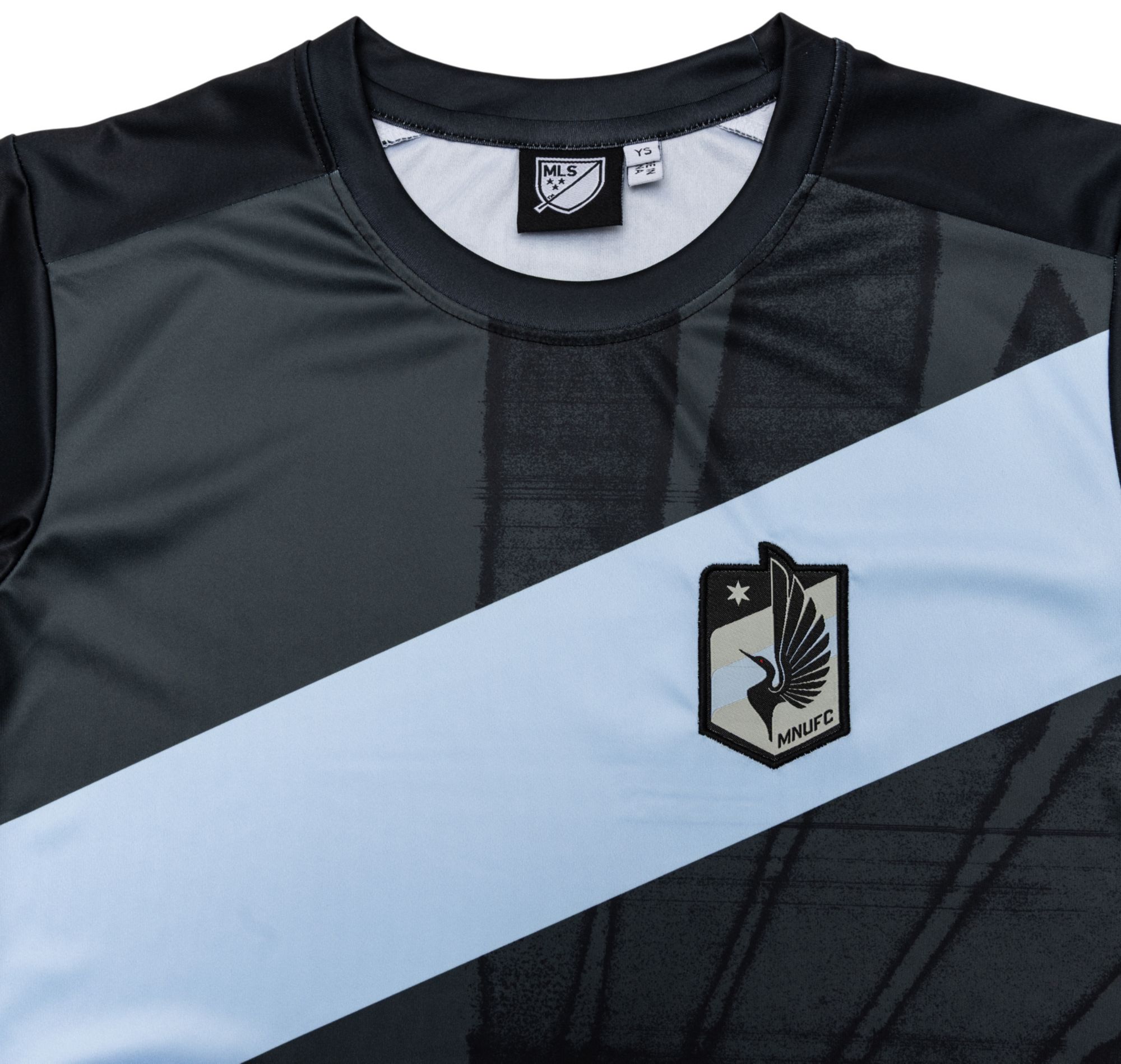 Sport Design Sweden Youth Minnesota United FC Black 2026 T-Shirt product image