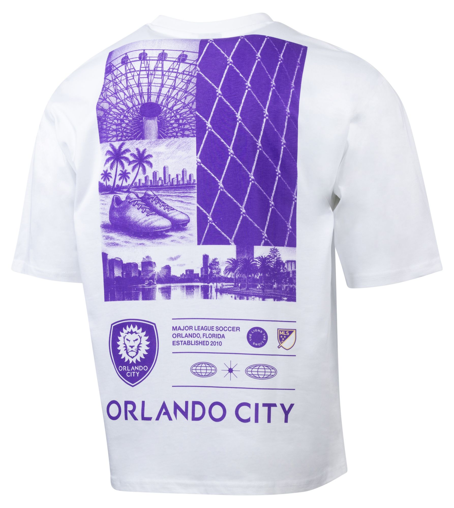 Sport Design Sweden Adult Orlando City White 2026 Oversized T-Shirt product image