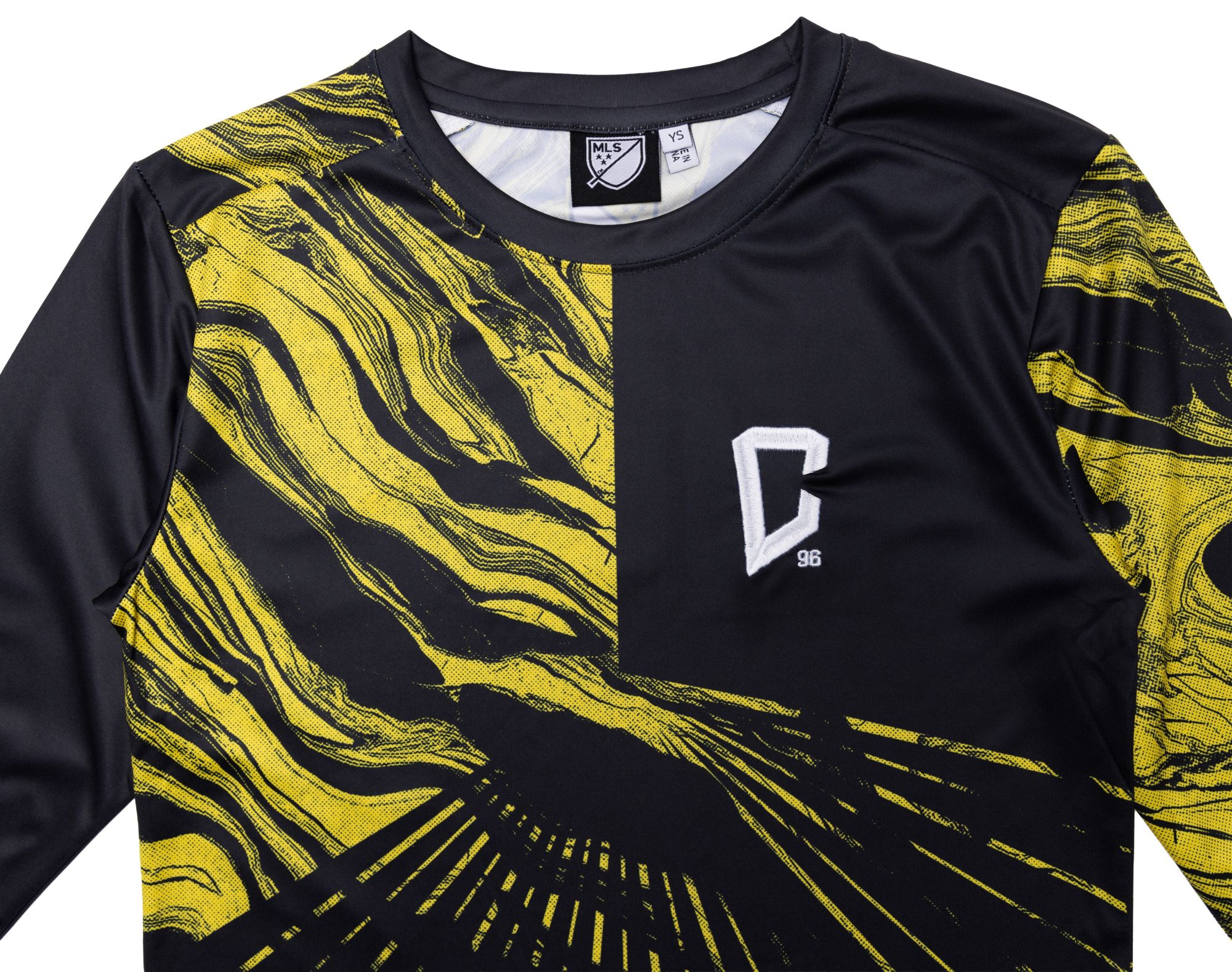 Sport Design Sweden Youth Columbus Crew Yellow 2026 Long Sleeve T-Shirt product image