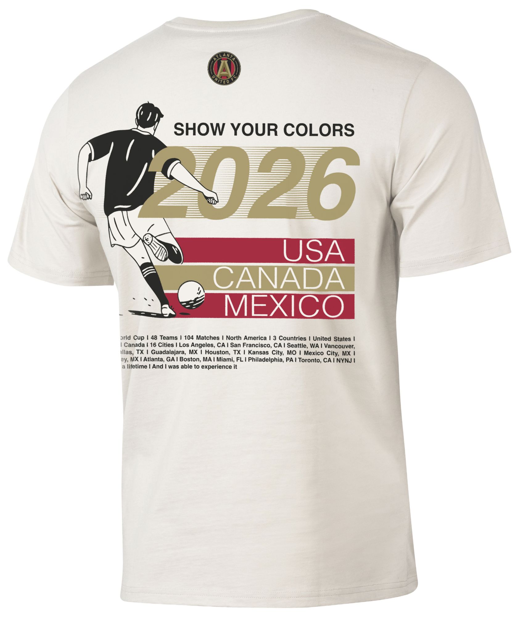 Sport Design Sweden Adult Atlanta United Off-White 2026 T-Shirt product image