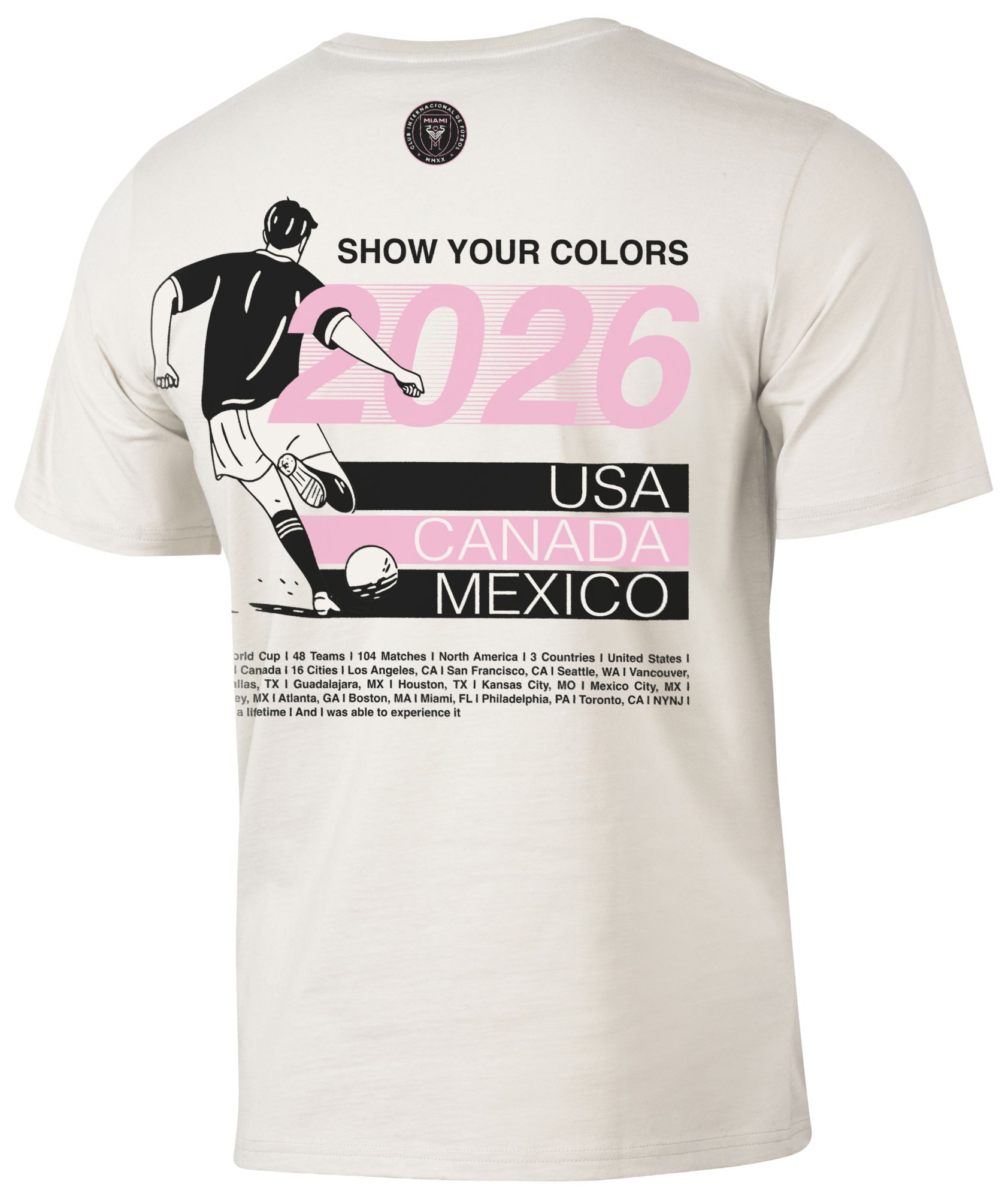 Sport Design Sweden Adult Inter Miami CF Off-White 2026 T-Shirt product image