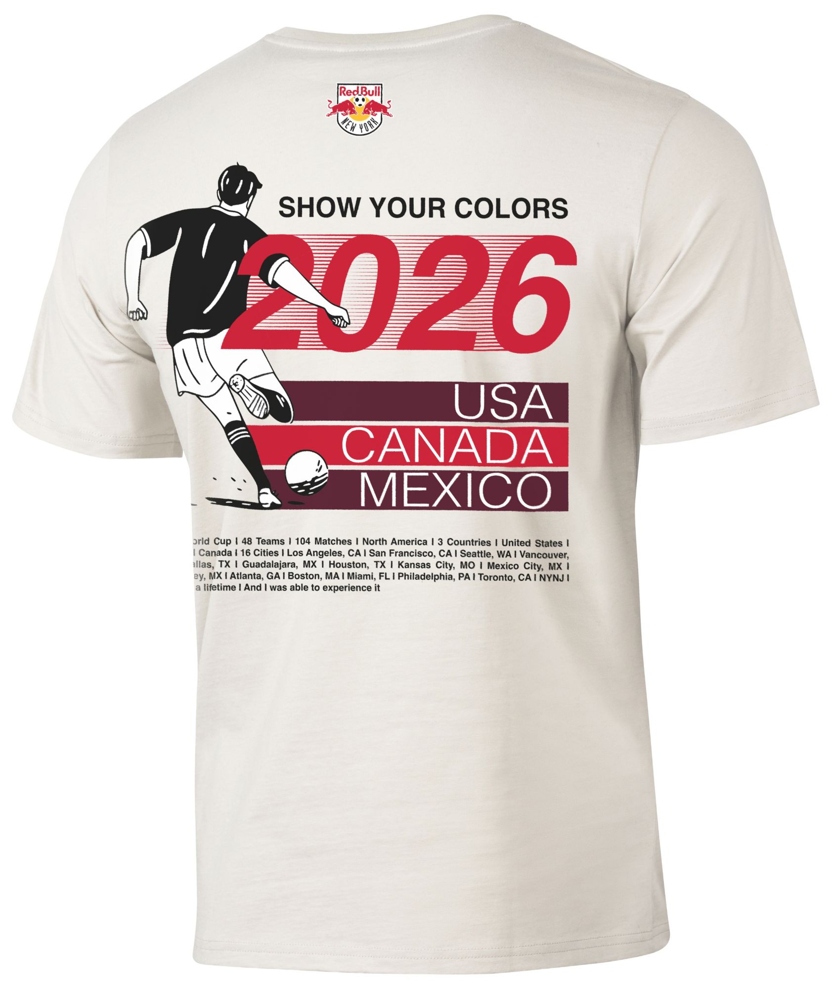 Sport Design Sweden Adult New York Red Bulls White 2026 T-Shirt product image