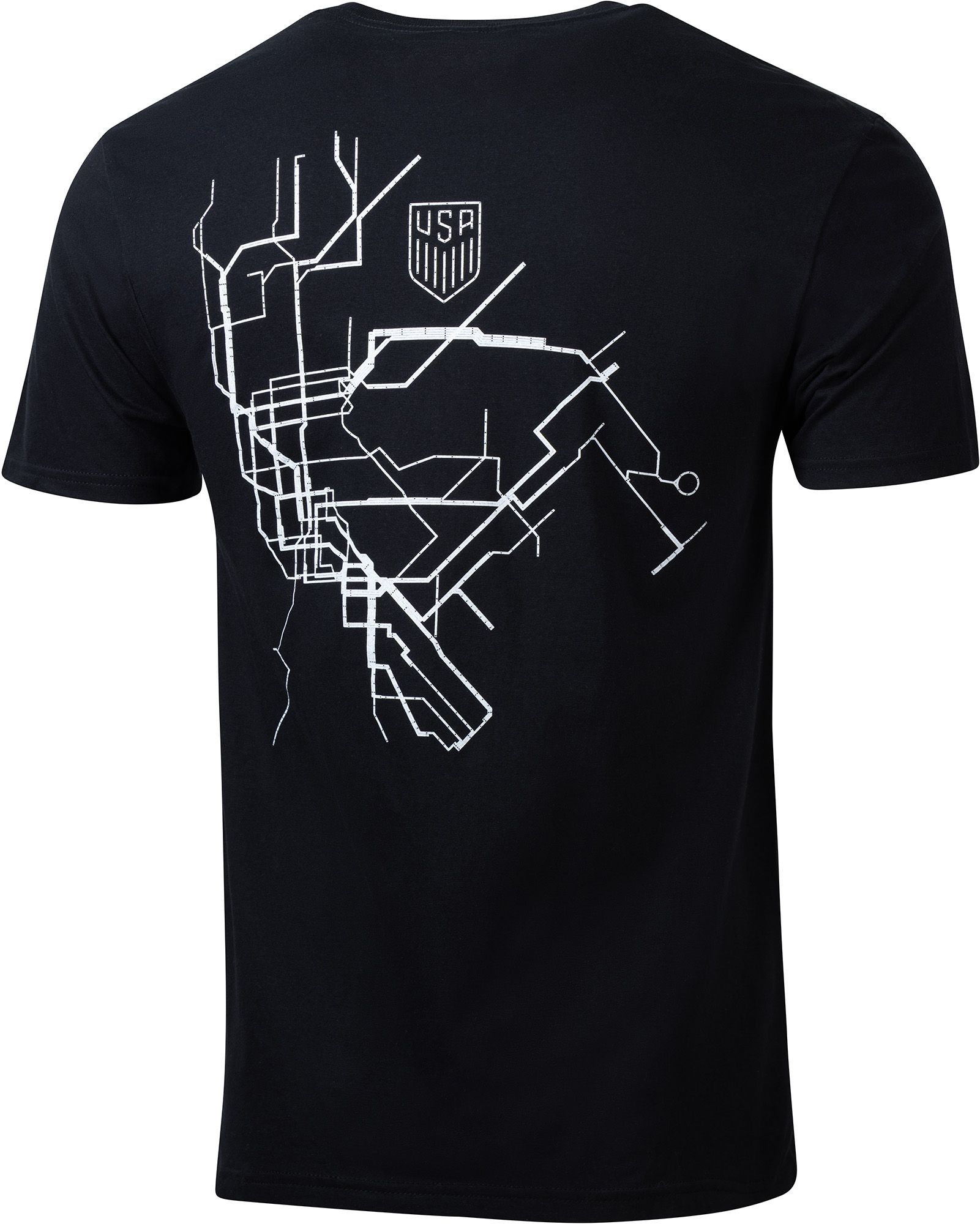 Sport Design Sweden Adult USMNT 2026 Black Sub Map T-Shirt product image