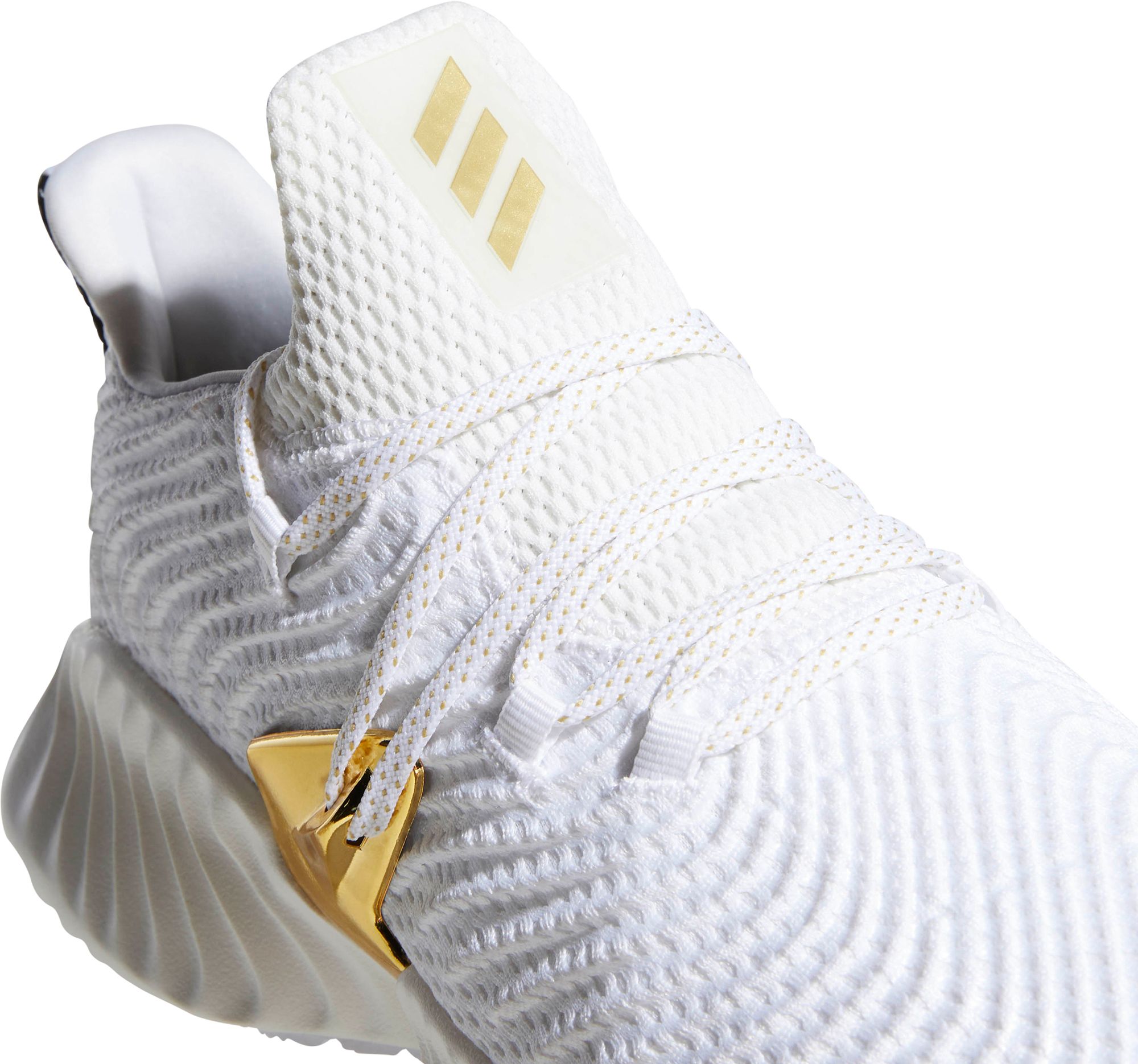 white and gold alphabounce