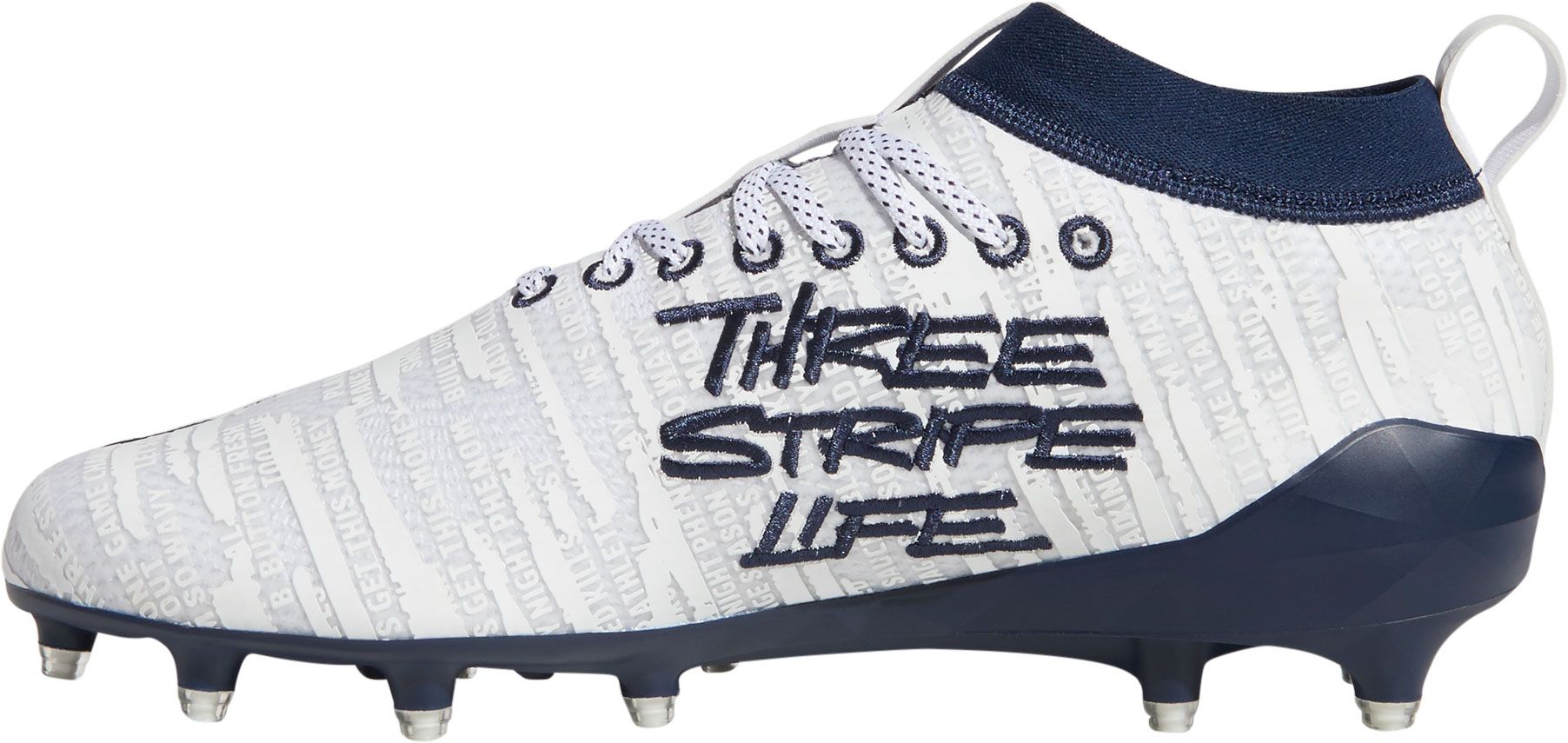 Adidas Men's Adizero 8.0 Three Stripe Life Football Cleats - Big Apple