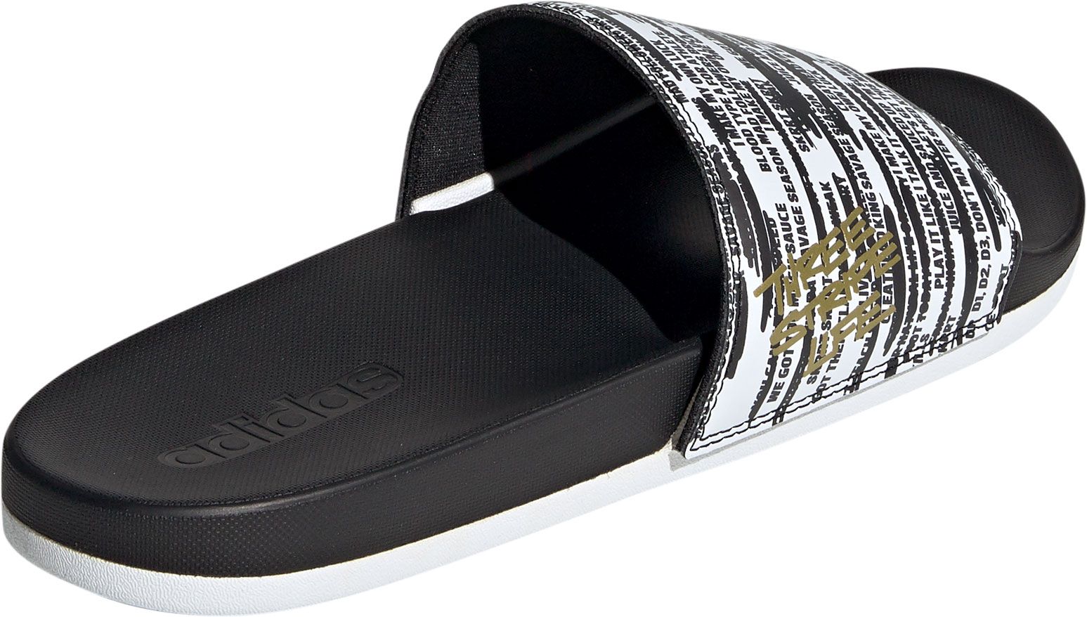 adidas Men's Adilette Three Stripe Life Comfort Slides product image