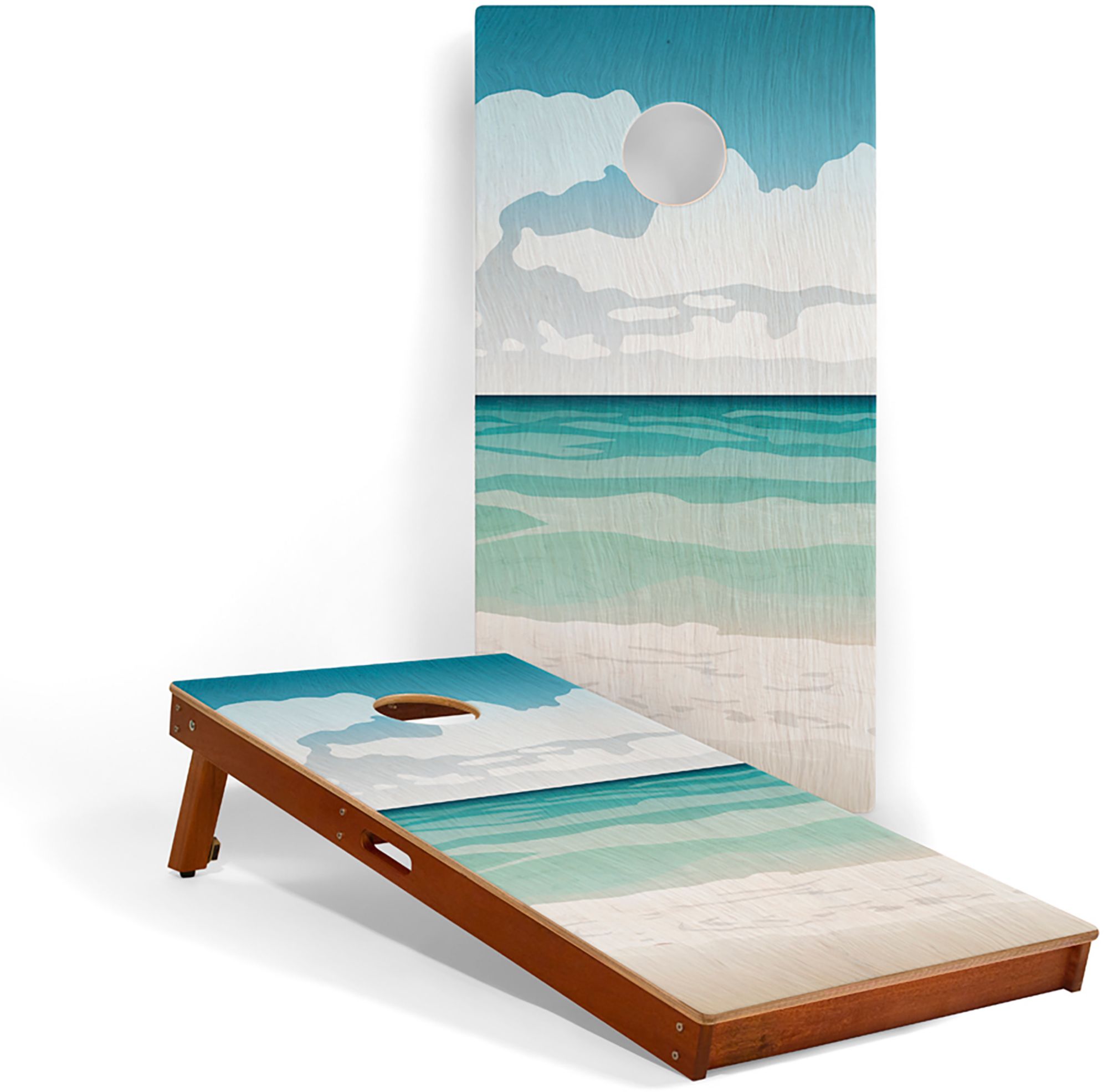 Elakai Travel 1' x 2' Cornhole Boards with Carrying Backpack product image