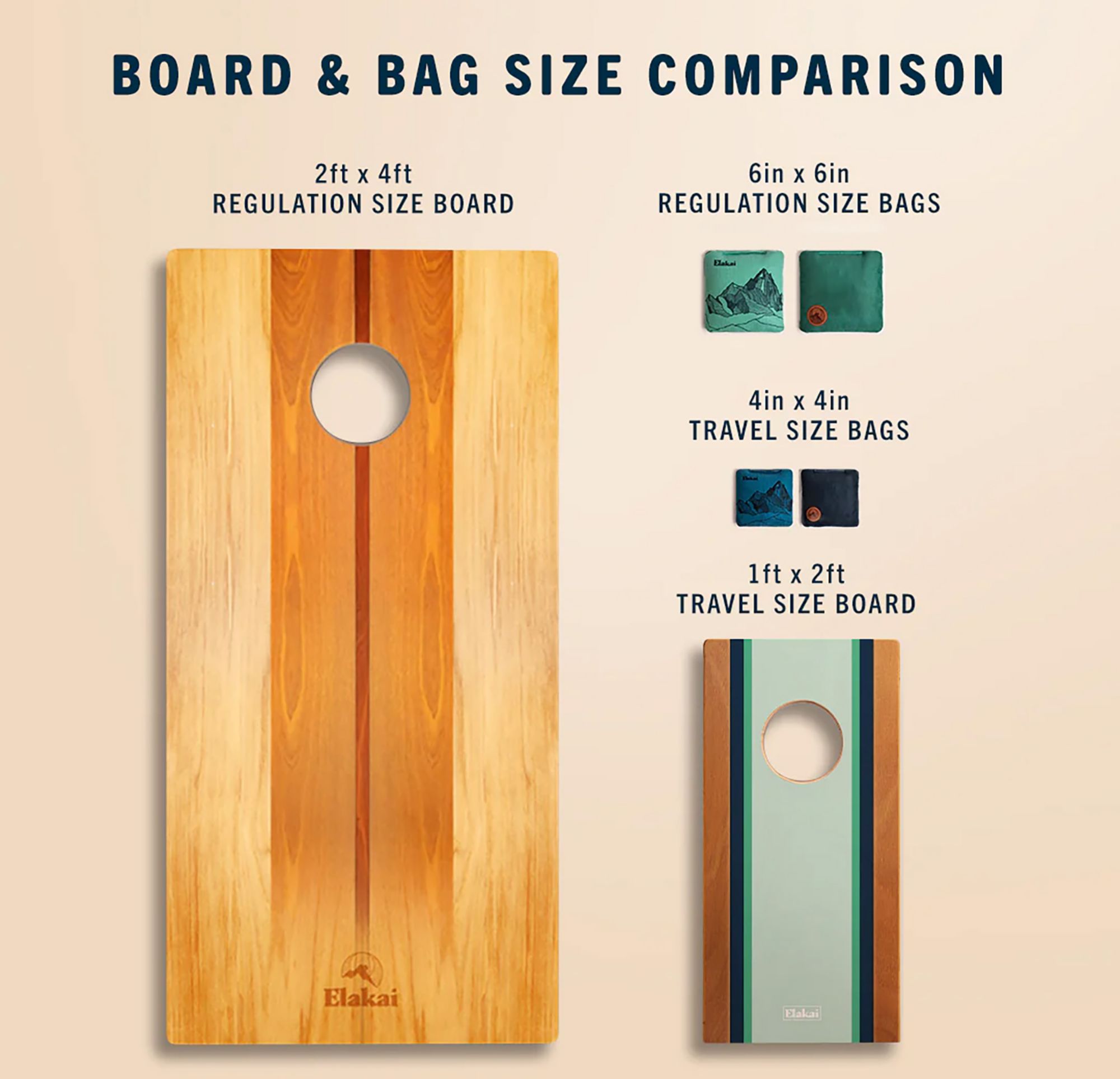 Elakai Classic 2' x 4' Cornhole Board product image