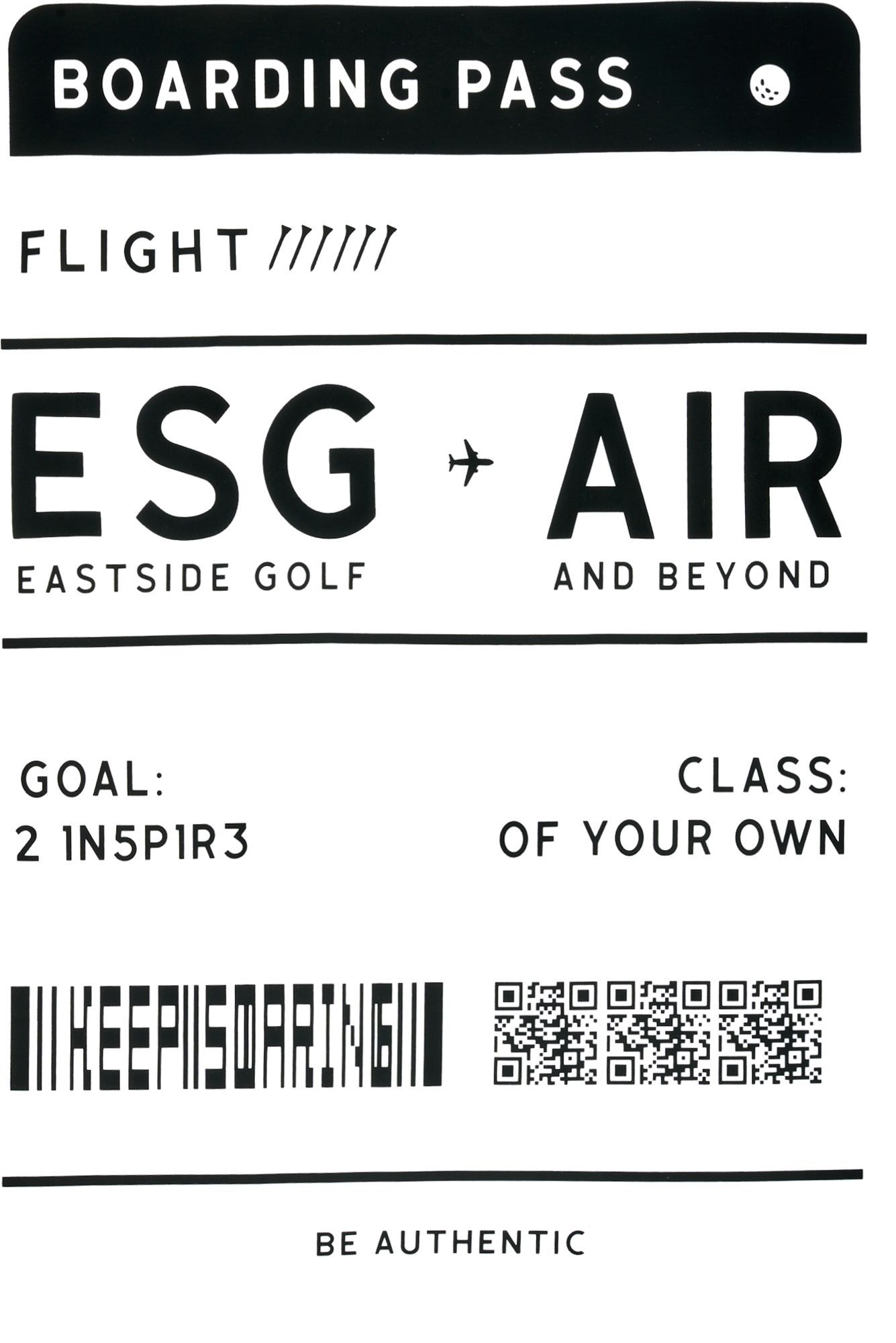Eastside Golf Men's Boarding Pass Golf T-Shirt product image