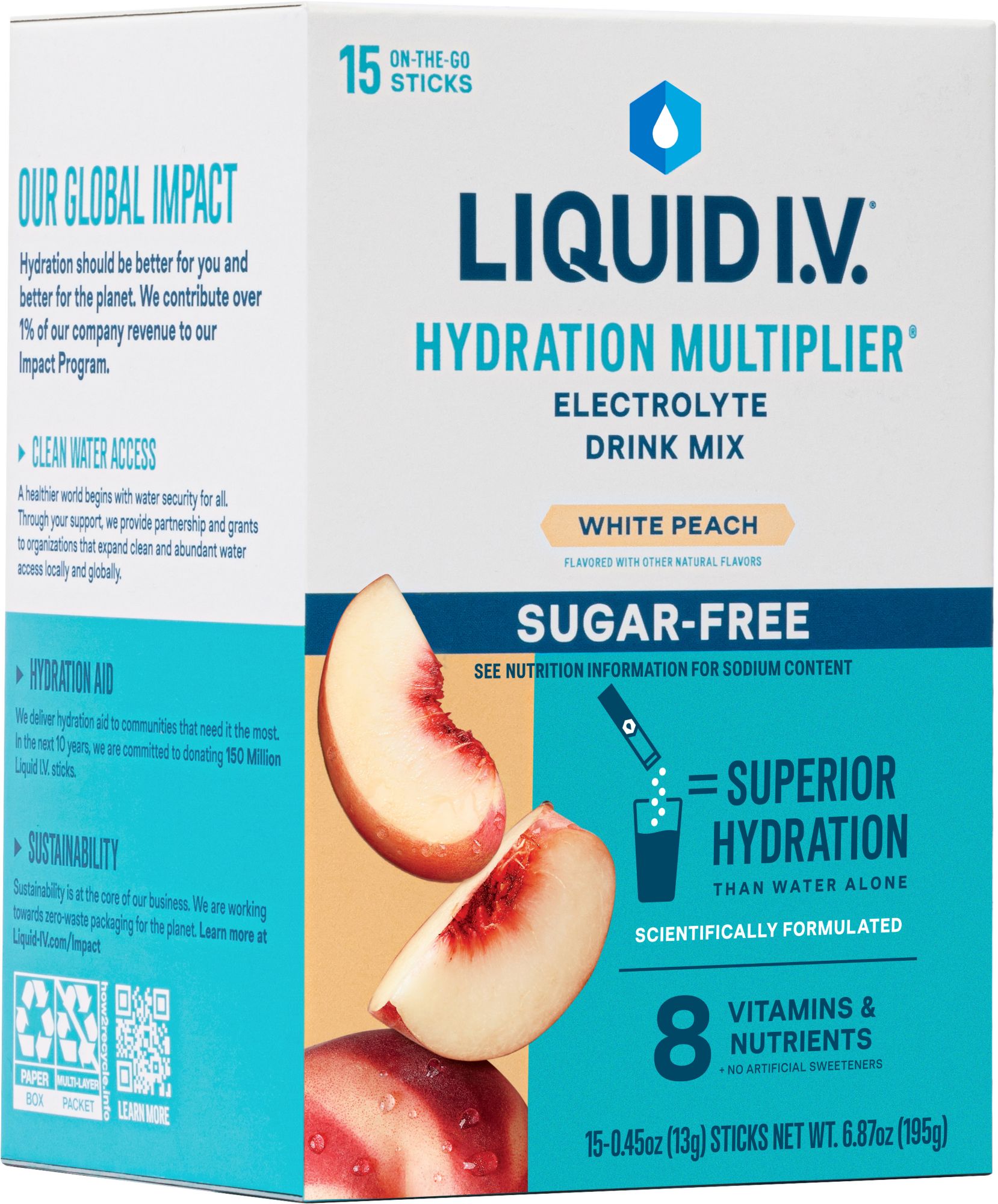 Liquid I.V. Sugar-Free Hydration Multiplier – 15 Pack product image