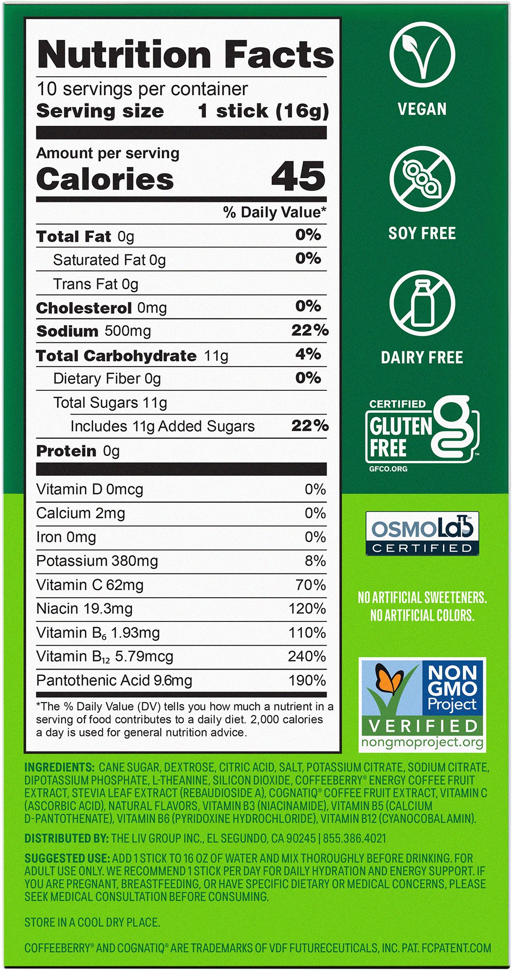 Liquid I.V. Hydration Multiplier + Energy – 10 Pack product image