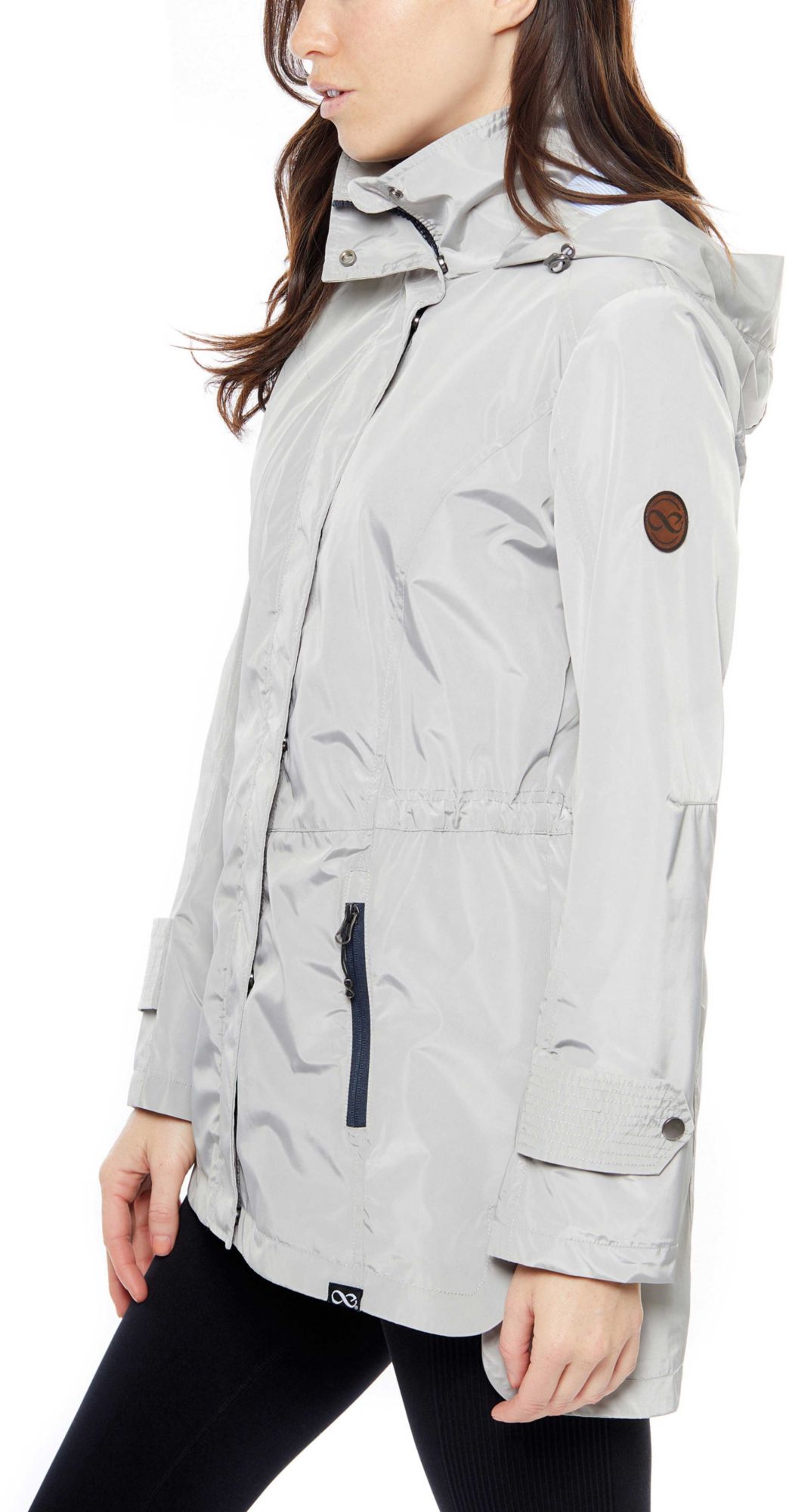 Be Boundless Laminated Poly Hooded Anorak Rain Parka