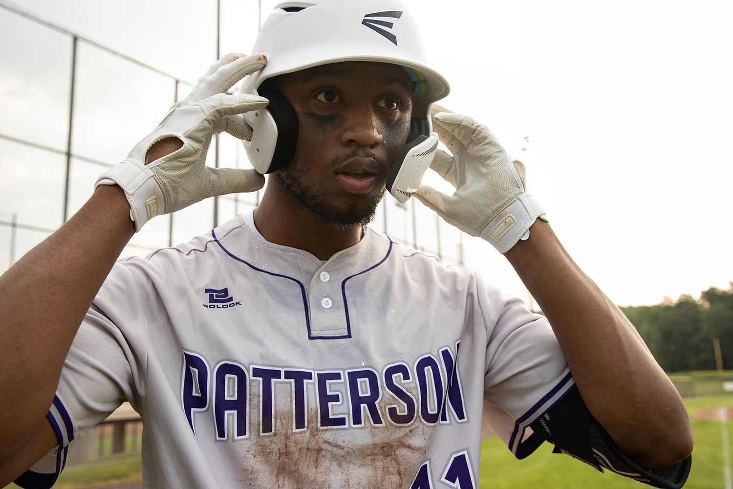 Easton Senior Elite Max Baseball Batting Helmet w/ Adjustable Jaw Guard product image