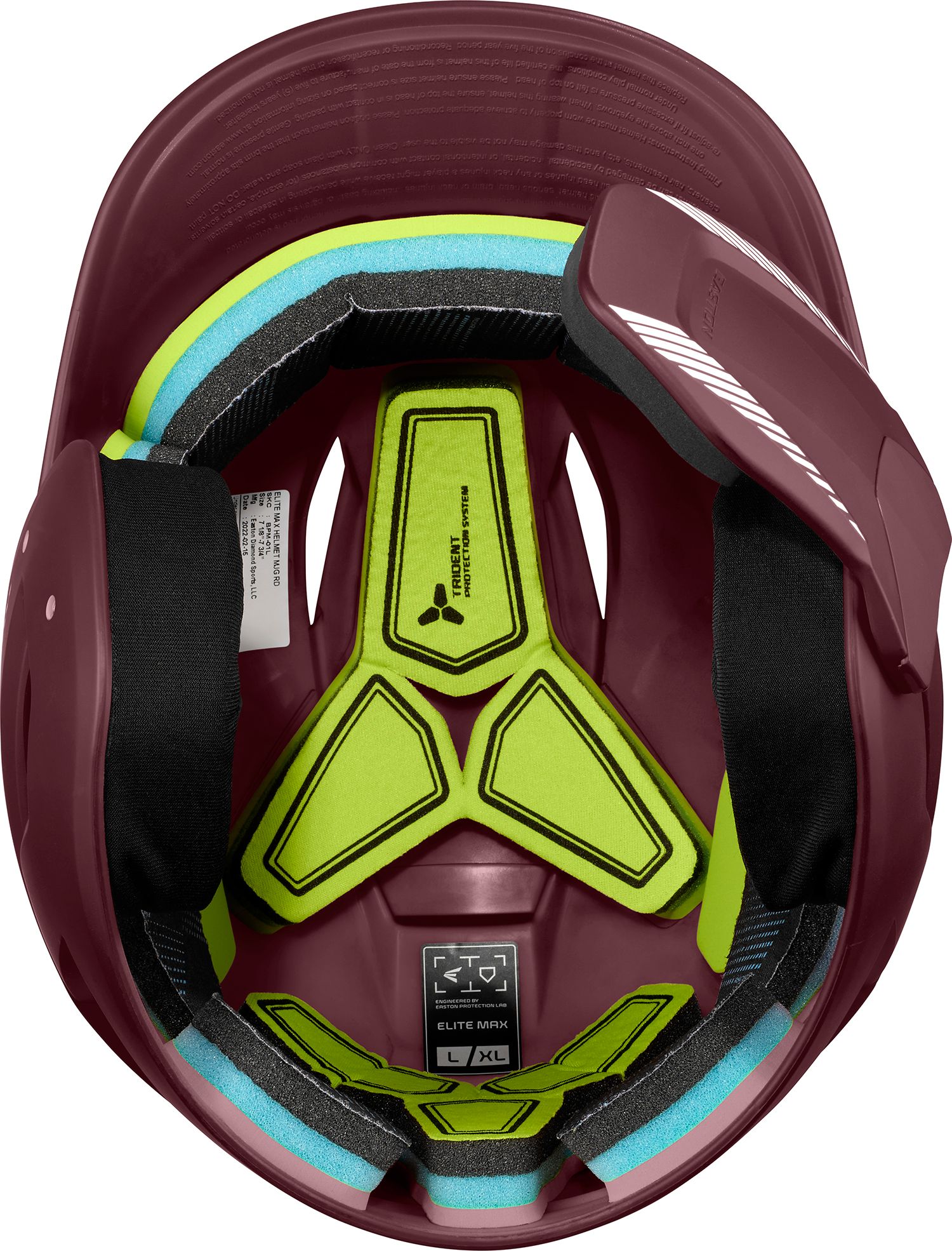 Easton Senior Elite Max Baseball Batting Helmet w/ Adjustable Jaw Guard product image