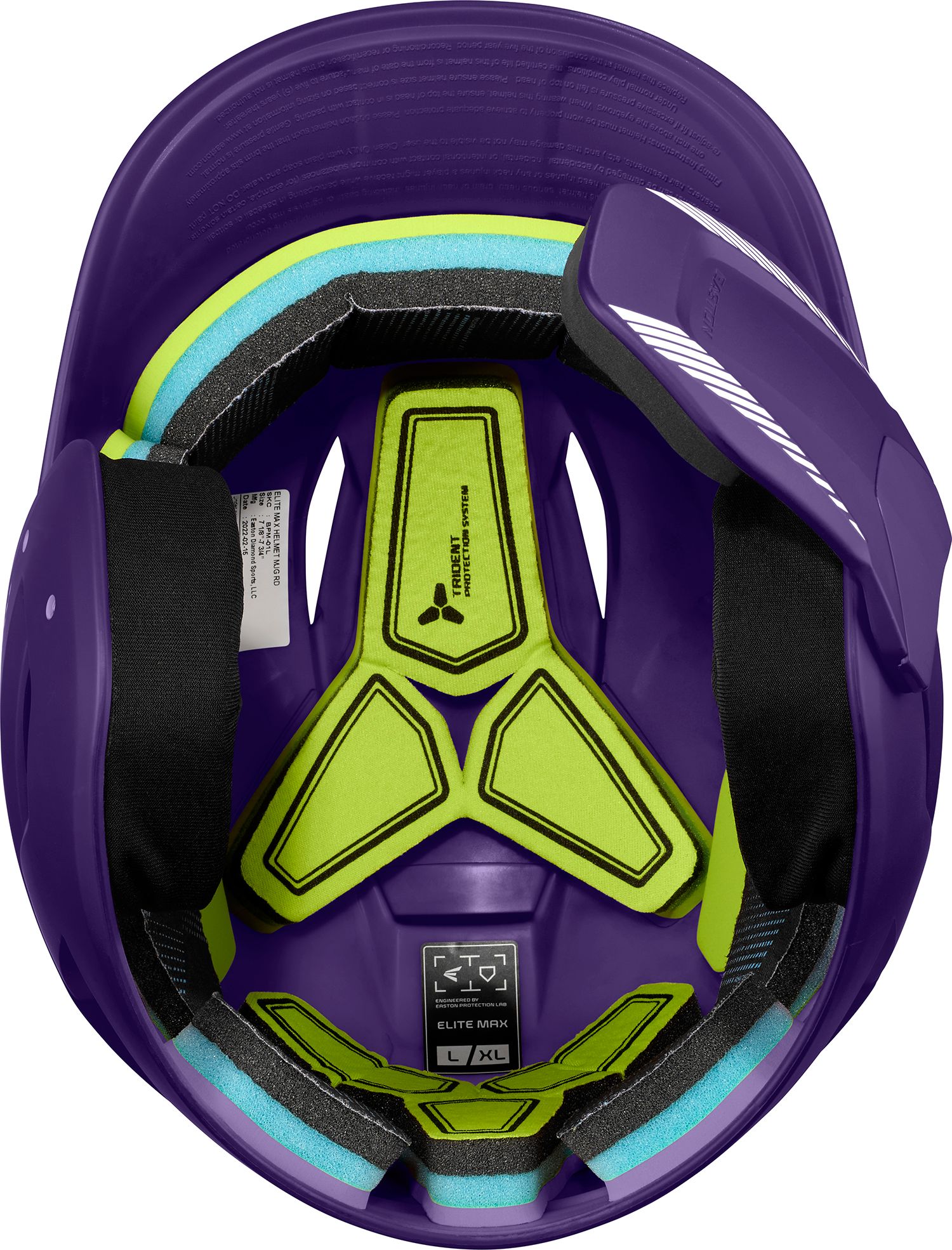 Easton Junior Elite Max Baseball Batting Helmet w/ Adjustable Jaw Guard product image