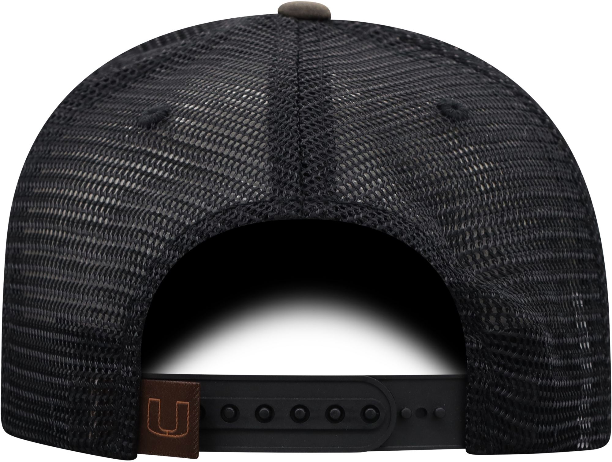 Top of the World Men's Miami Hurricanes Elm Adjustable Black Hat product image
