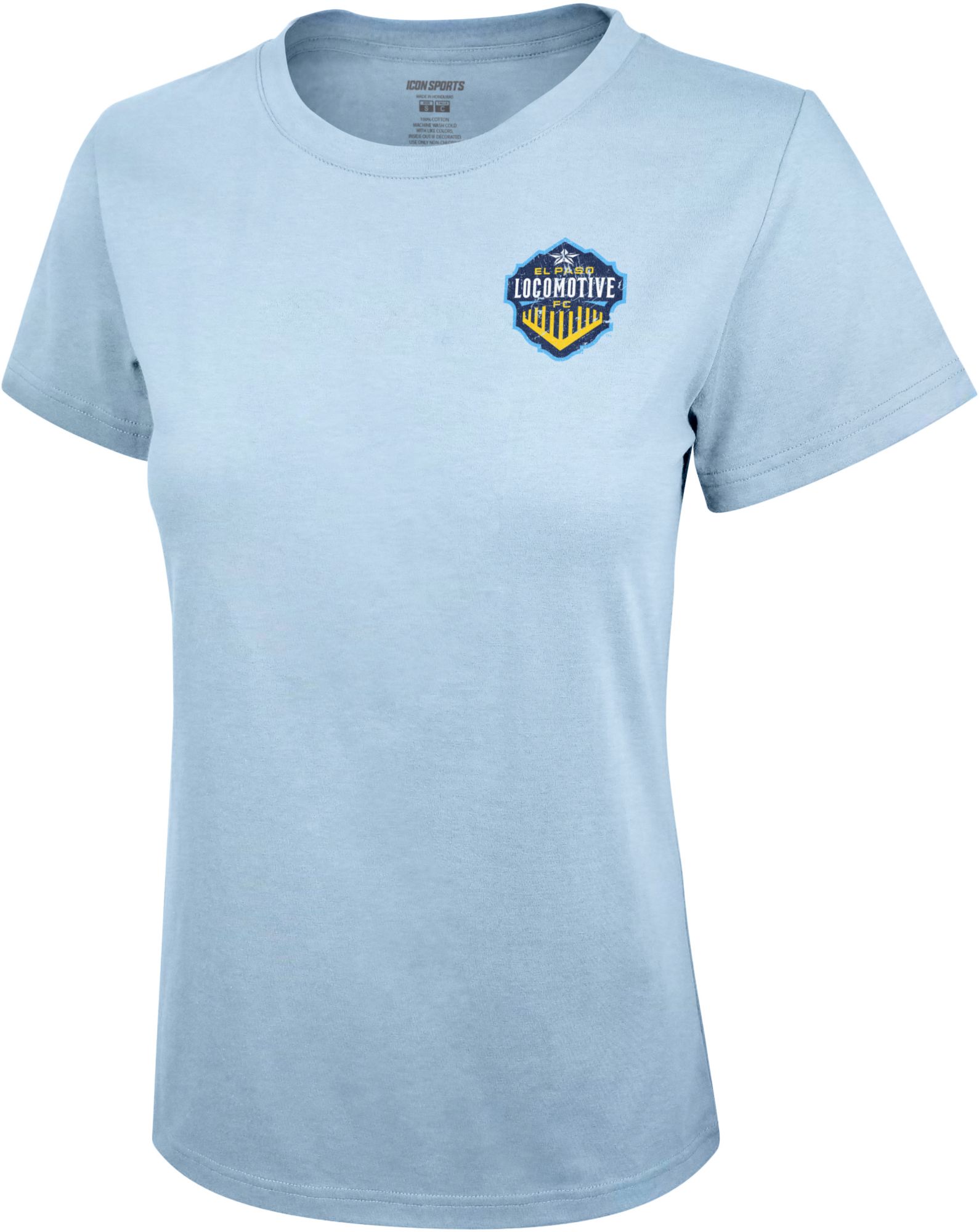 Icon Sports Group Women's El Paso Locomotive FC 2 Logo Blue T-Shirt product image